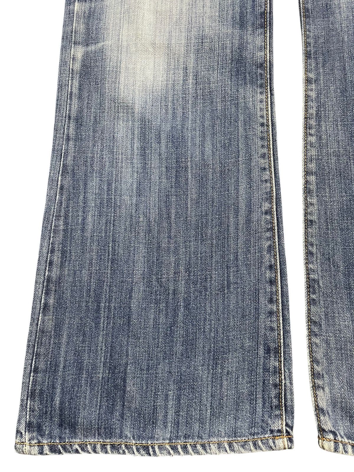 Gap Vintage Gap Blue Faded Wash Whisker Wide Leg Baggy Jeans Size US 34 / EU 50 - 7 Thumbnail
