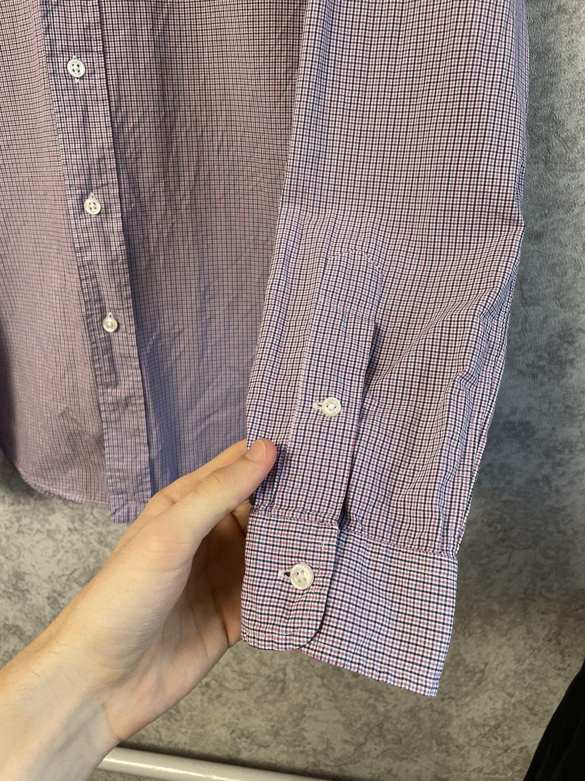 Polo Ralph Lauren Vintage Polo Ralph Lauren Purple Checkered Long Sleeve Shirt Size US M / EU 48-50 / 2 - 4 Thumbnail
