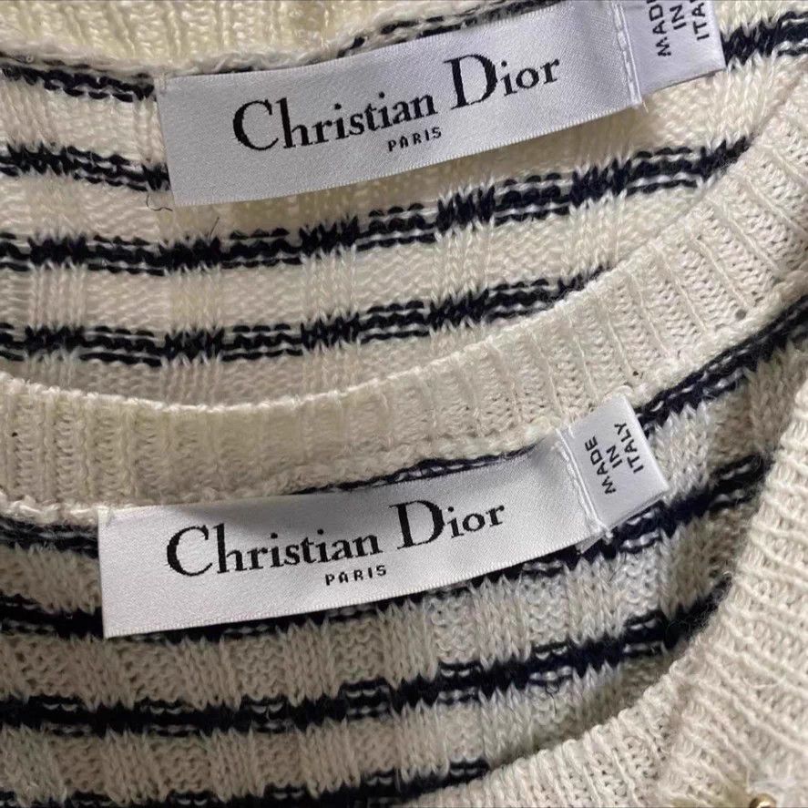 Dior Dior knit cardigan & vest set size 34 stained Size XS / US 0-2 / IT 36-38 - 6 Thumbnail