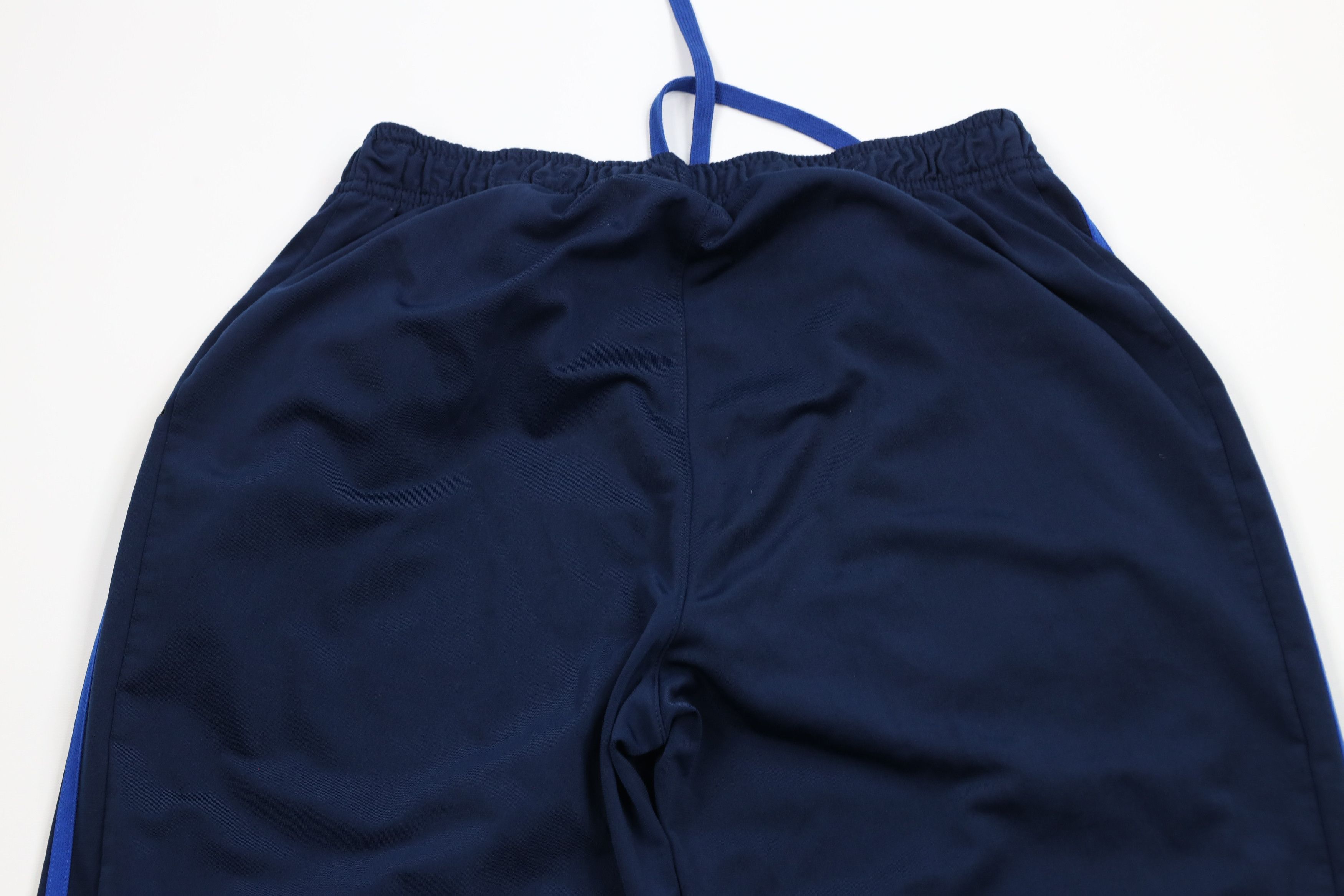 Adidas × Vintage Vintage Adidas Spell Out Striped Wide Leg Sweatpants Blue Size US 36 / EU 52 - 11 Thumbnail
