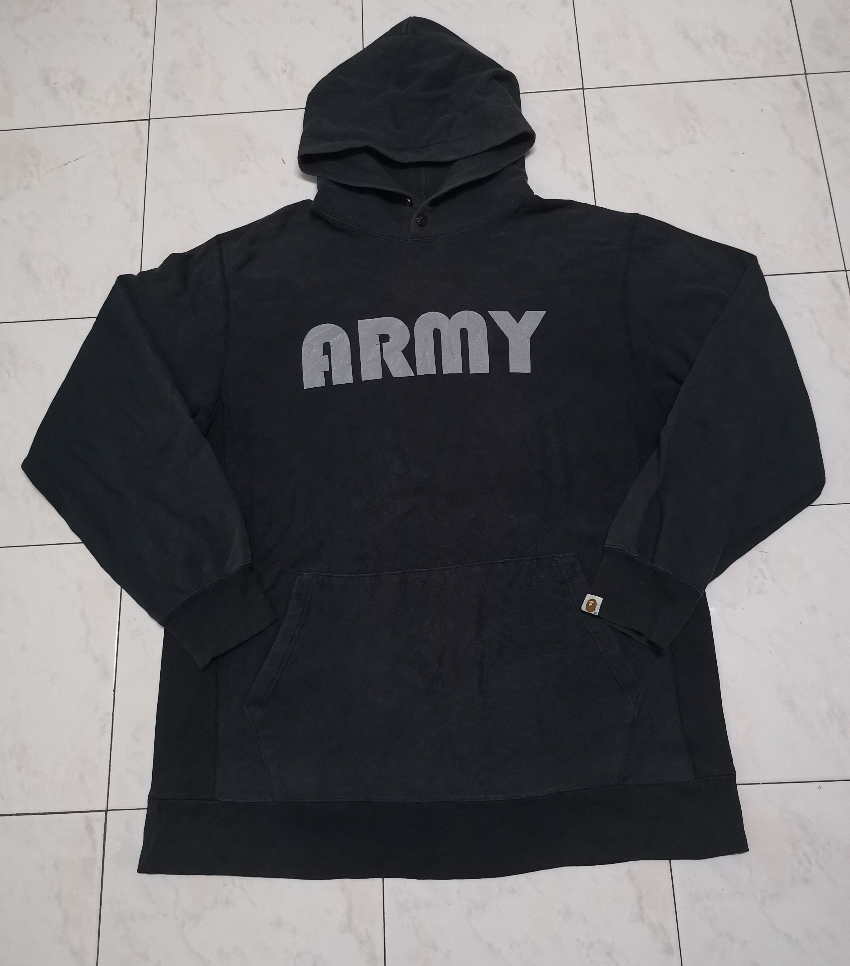 Bape Vintage bape army baby milo faded hoodie Size US XL / EU 56 / 4 - 1 Thumbnail