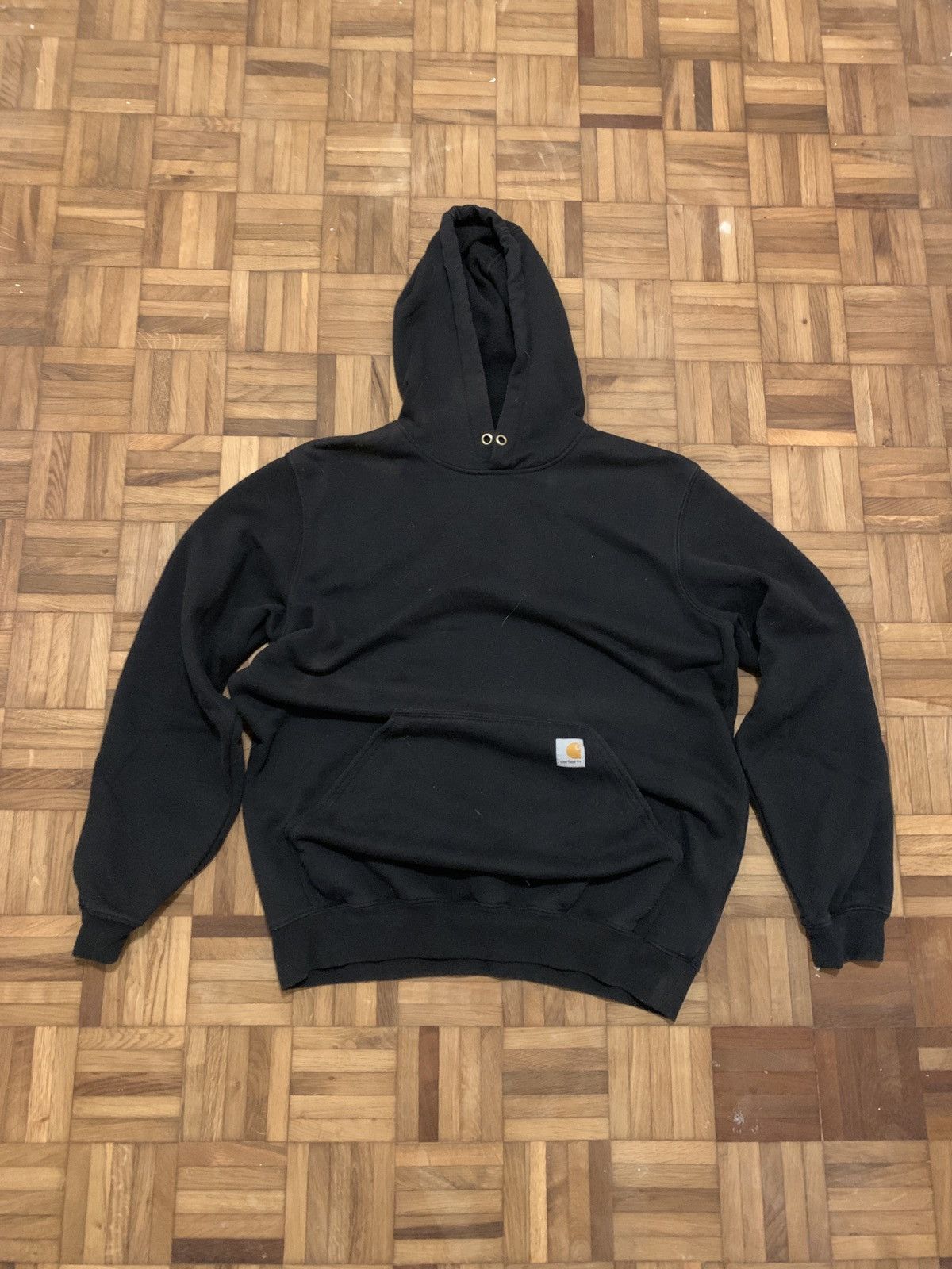 Carhartt Carhartt K121 Original Fit Black Hooded Sweatshirt Size US M / EU 48-50 / 2 - 1 Thumbnail