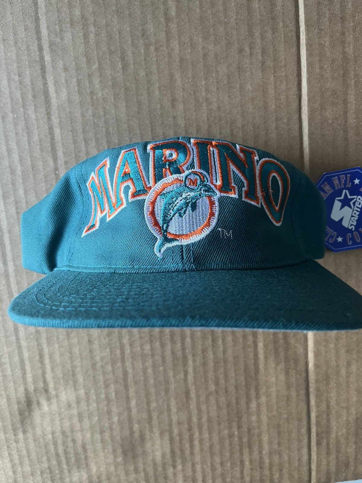 NFL × Starter × Vintage Vintage Marino Dolphins Starter Hat NWT Size ONE SIZE - 2 Thumbnail