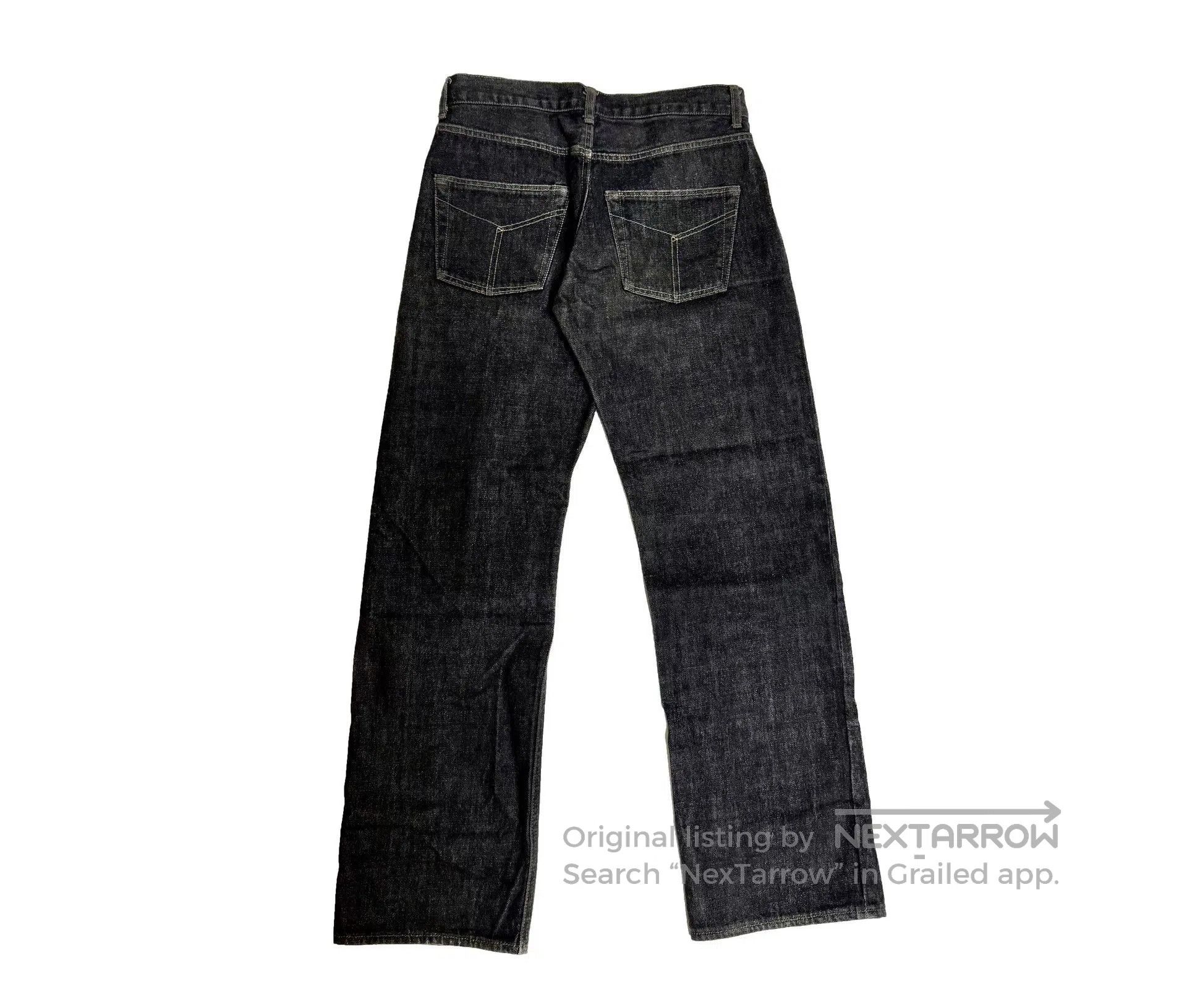 Yohji Yamamoto Yohji Yamamoto Selvedge Indigo Straight Jeans. Size US 40 / EU 56 - 2 Thumbnail
