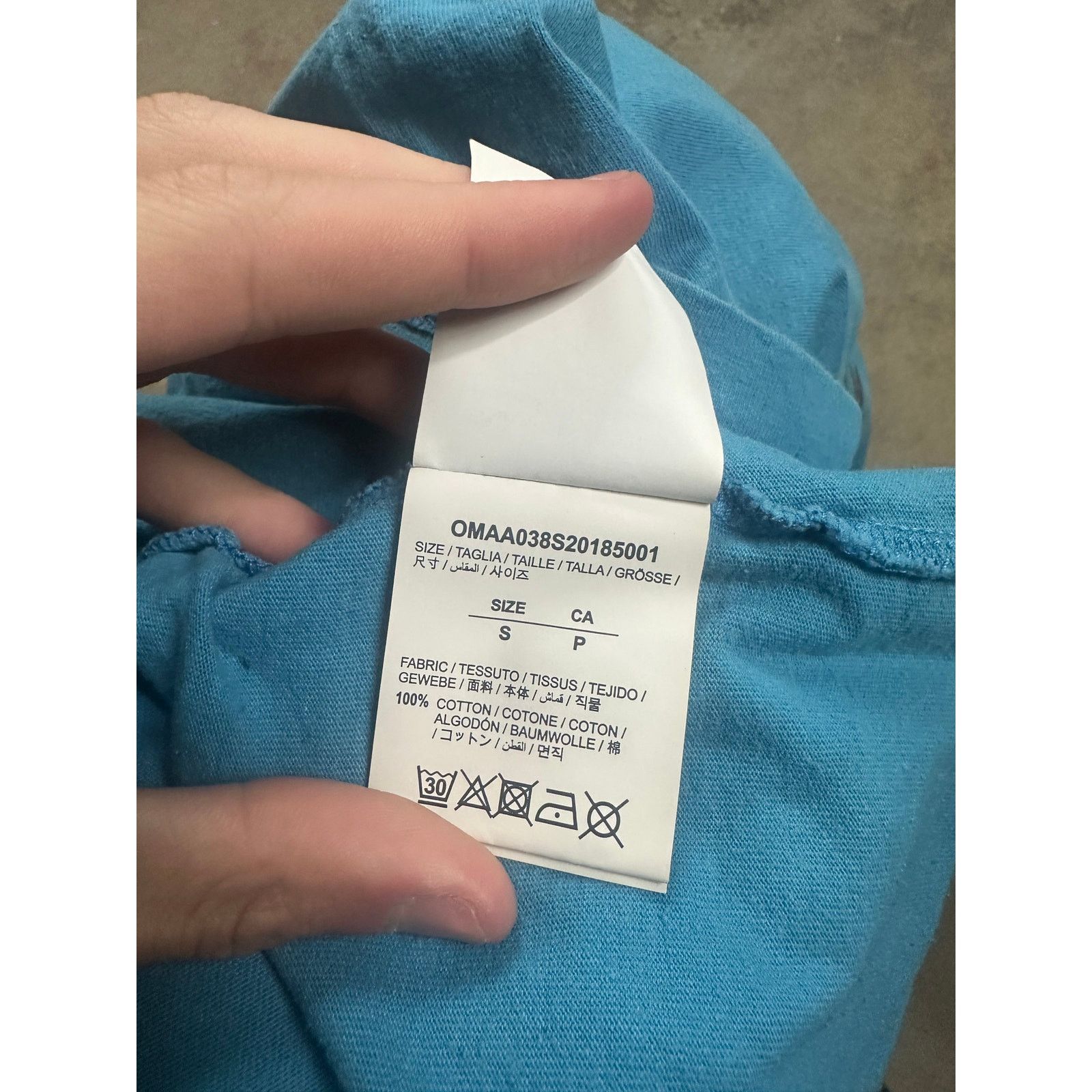 Off-White Off White Spider Tee Baby Blue Used Small Size US S / EU 44-46 / 1 - 5 Thumbnail