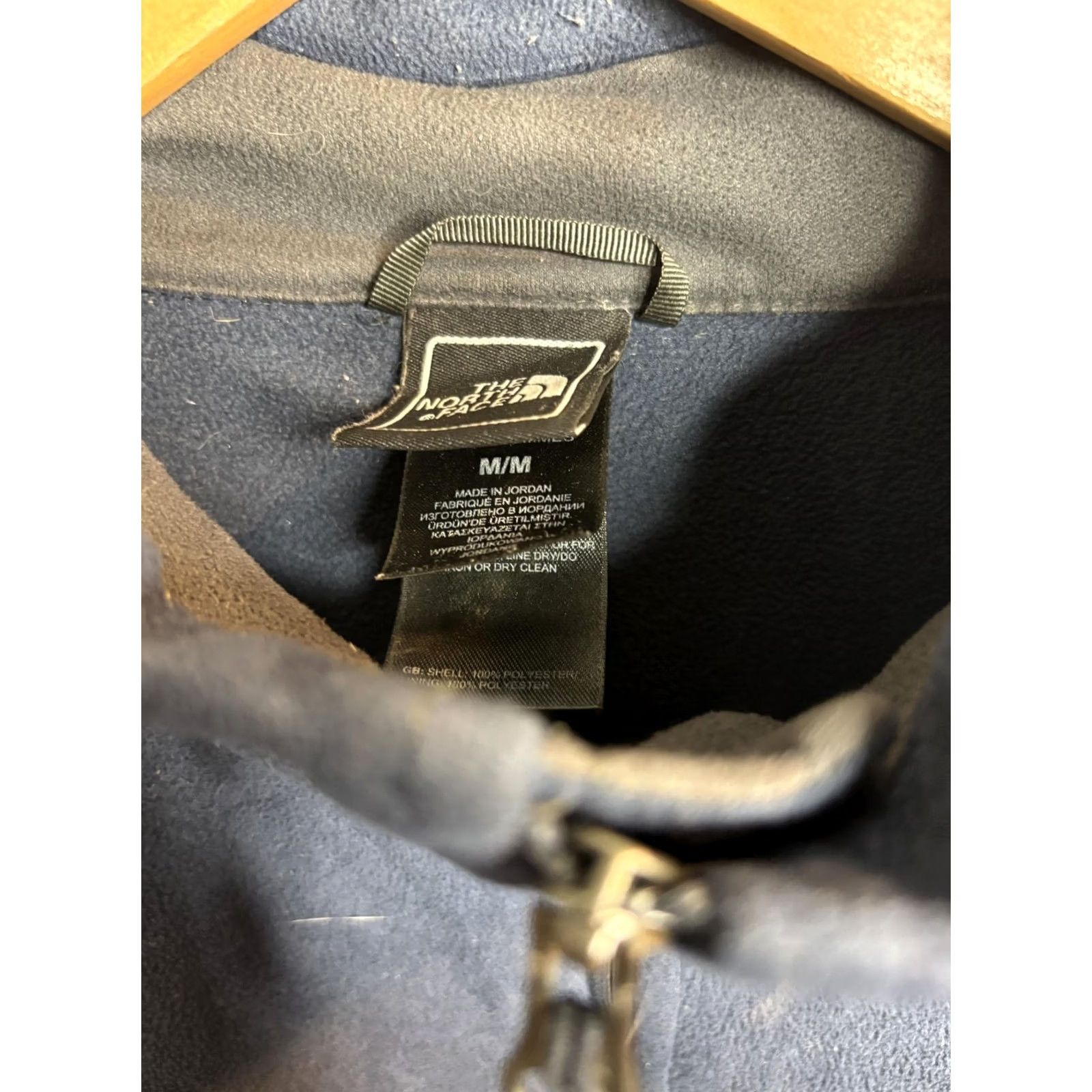 The North Face The North Face Jacket Mens M Blue Fleece Full Zip Stand Collar Outdoor Size US M / EU 48-50 / 2 - 7 Thumbnail