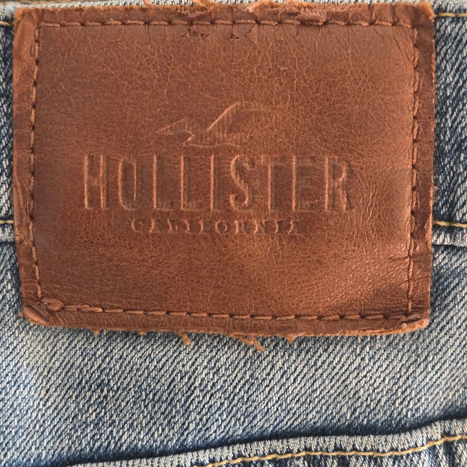 Hollister Hollister Men's Distressed Slim Straight Jeans - W34 L30 Size US 34 / EU 50 - 3 Thumbnail