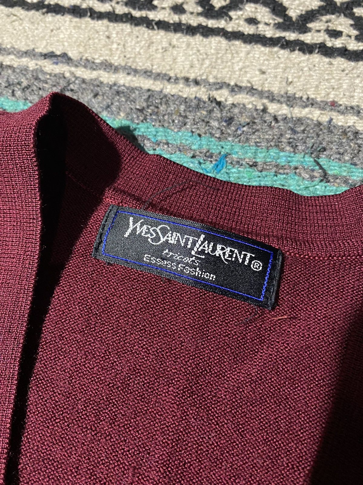 Vintage × Yves Saint Laurent Vintage Yves Saint Laurent Tricots Vest Size US M / EU 48-50 / 2 - 5 Thumbnail