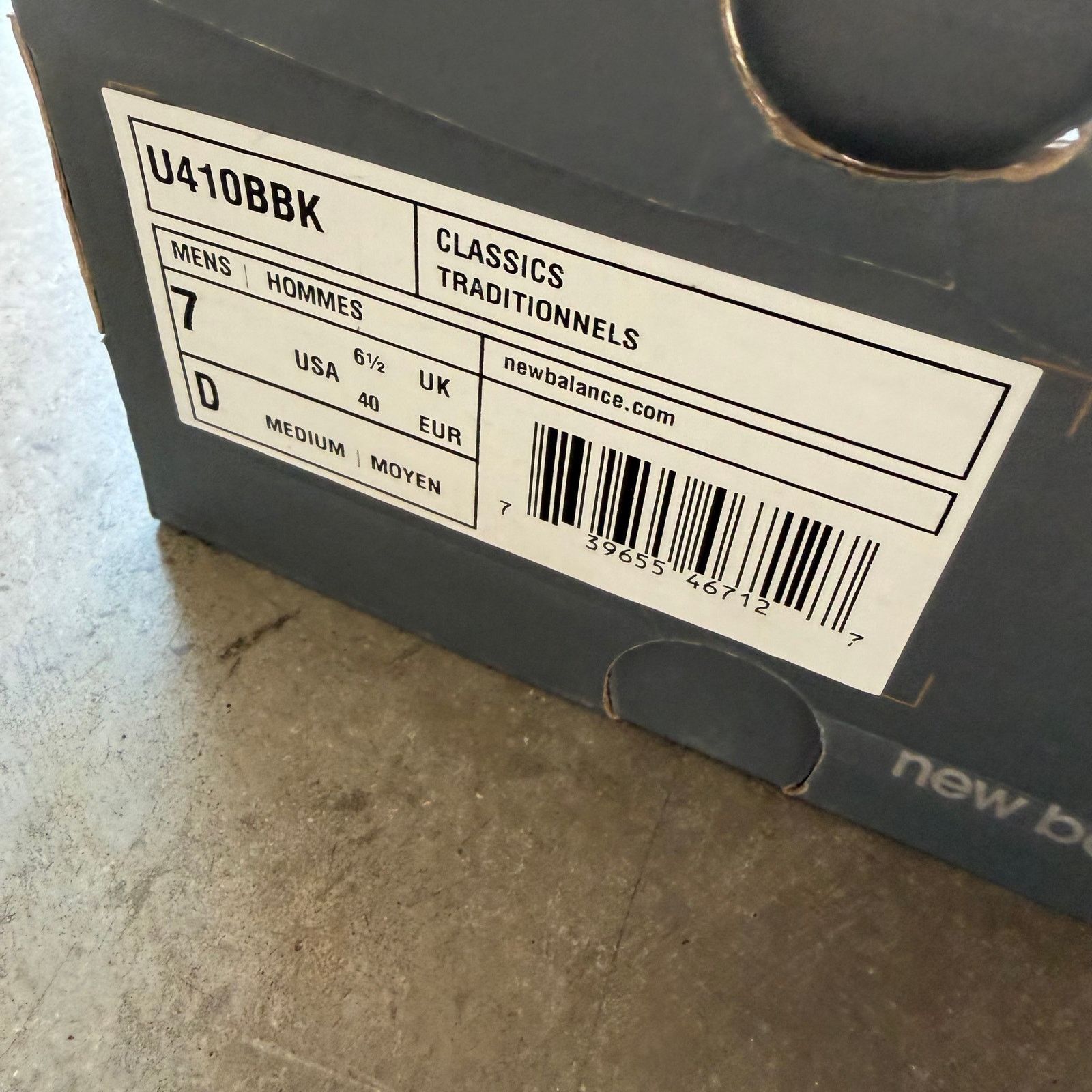 New Balance New Balance 410 Black Size US 7 / EU 40 - 4 Thumbnail
