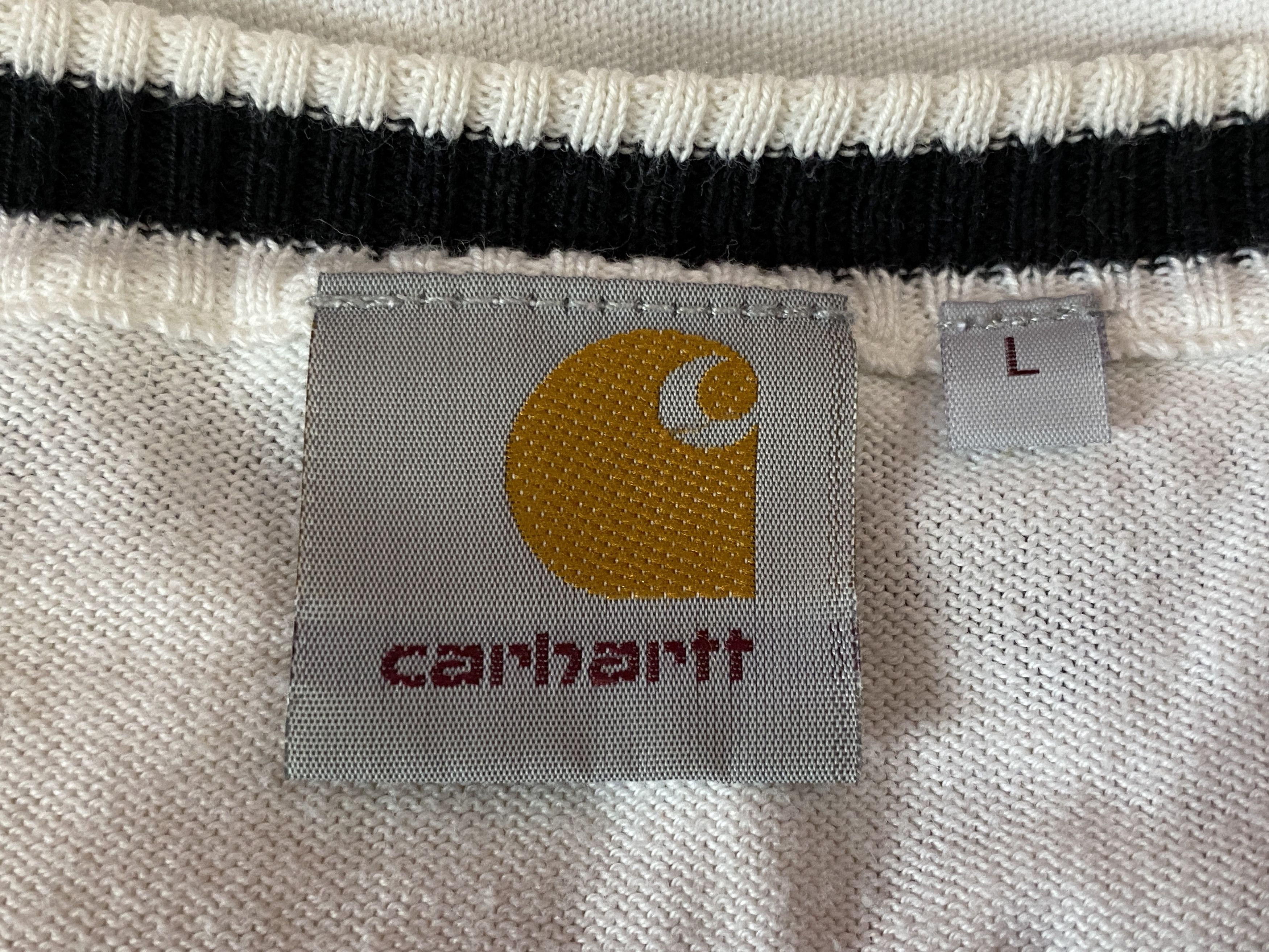 Carhartt × Vintage Carhartt Vintage Men's V Neck Sweater - L Size US L / EU 52-54 / 3 - 5 Thumbnail