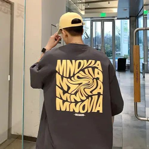 High Sport × Individualized Shirts × Japanese Brand Oversized Summer Cotton Short Sleeve T-shirt Size US M / EU 48-50 / 2 - 2 Thumbnail