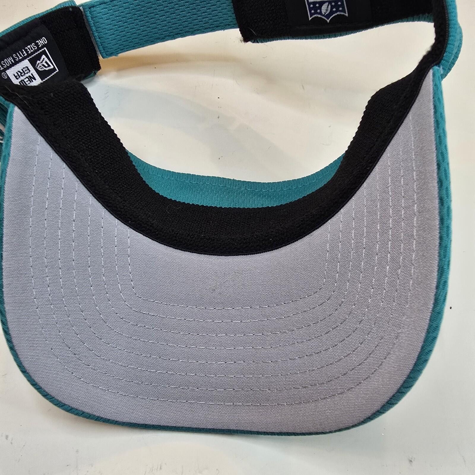 New Era Miami Dolphins New Era Performance Visor Teal Orange NFL Hat Size ONE SIZE - 4 Thumbnail