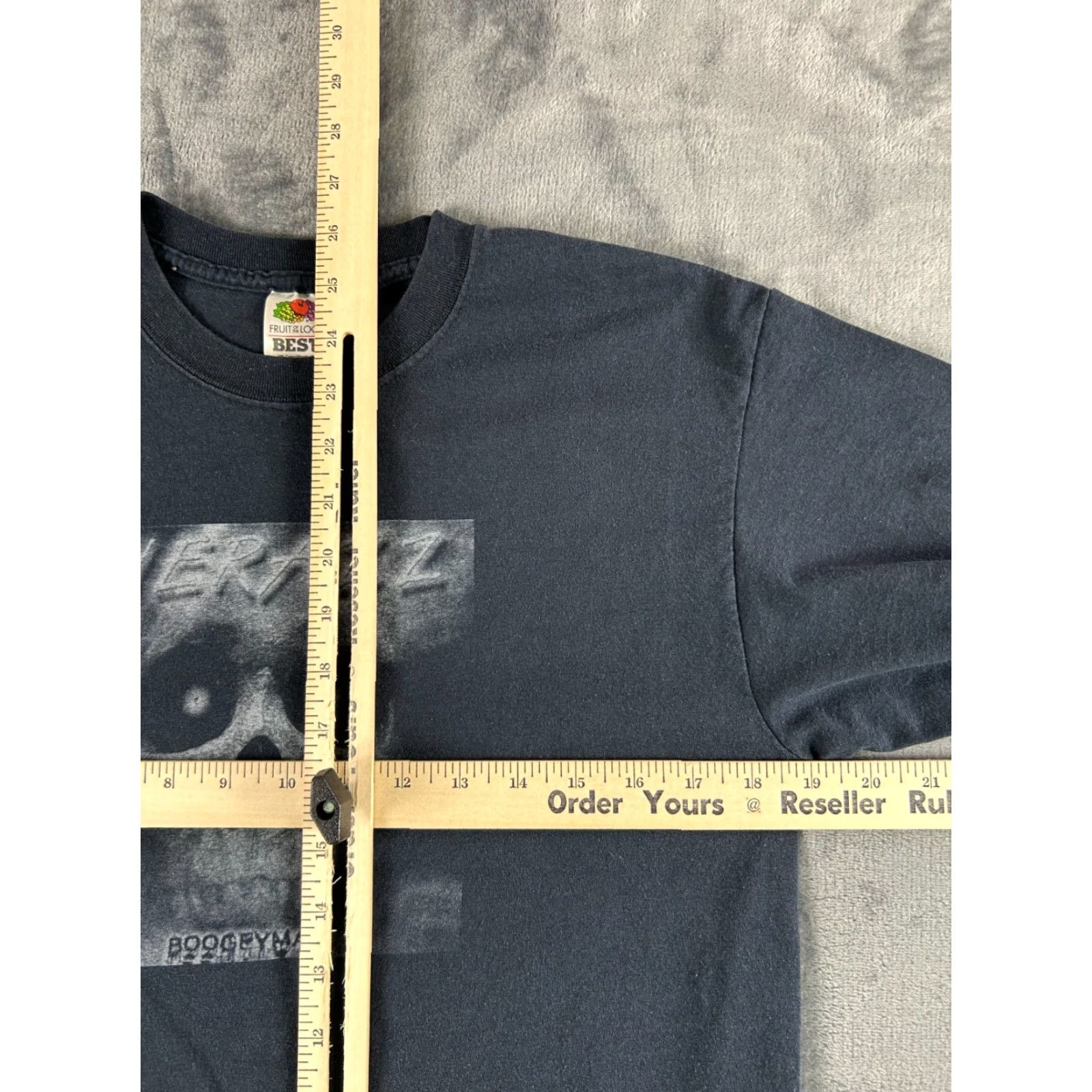 Fruit Of The Loom VINTAGE Fruit of the Loom BEST Boogeyman Skull Tour T-Shirt Black M Crew Neck Short Sleeve Men Rock Band 2000s Stylish Shirt Size US M / EU 48-50 / 2 - 3 Thumbnail
