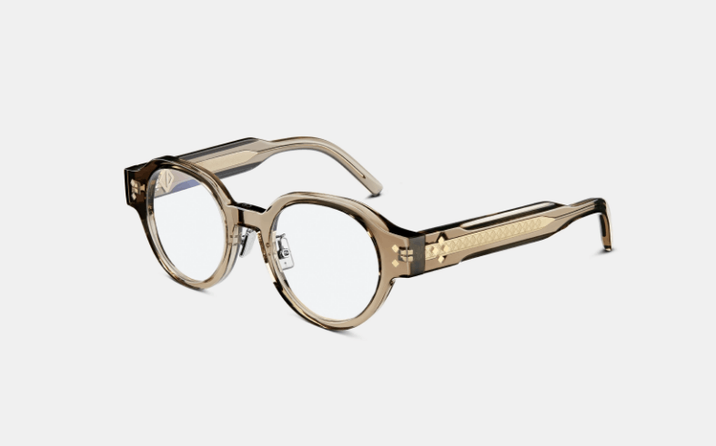 Dior o1w1db10525 Size : OS / CDDMR3 Diamond Sunglasses in Beige Size ONE SIZE - 1 Thumbnail