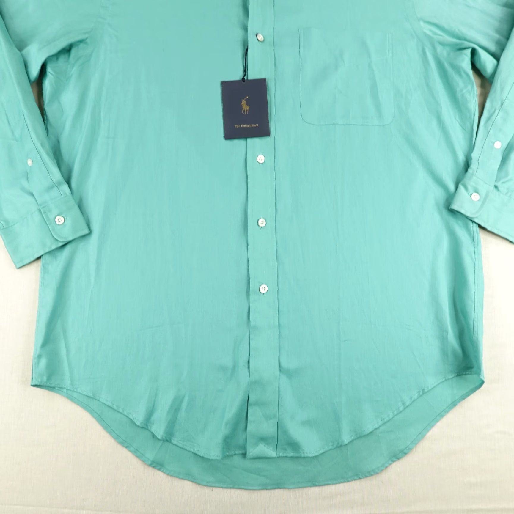 Ralph Lauren VINTAGE Ralph Lauren Shirt Mens Medium Green Button-Up 90s Preppy Classic Outdoor Casual Formal Dress Casual Mens Medium Green Ralph Lauren Shirt Size US M / EU 48-50 / 2 - 5 Thumbnail