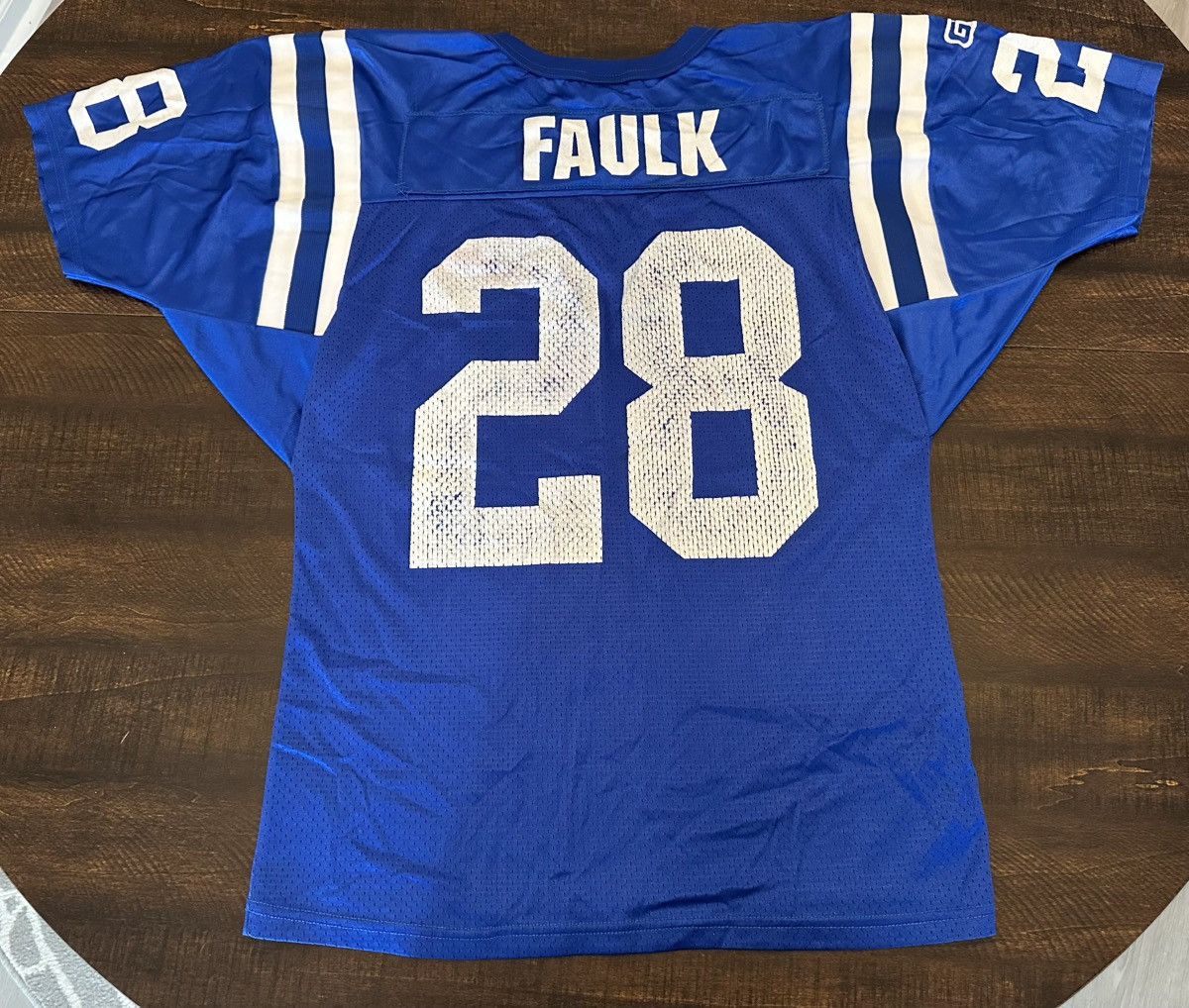 Wilson VTG 90s Marshall Faulk Indy Colts Wilson Men’s Jersey-Med Size US M / EU 48-50 / 2 - 9 Thumbnail