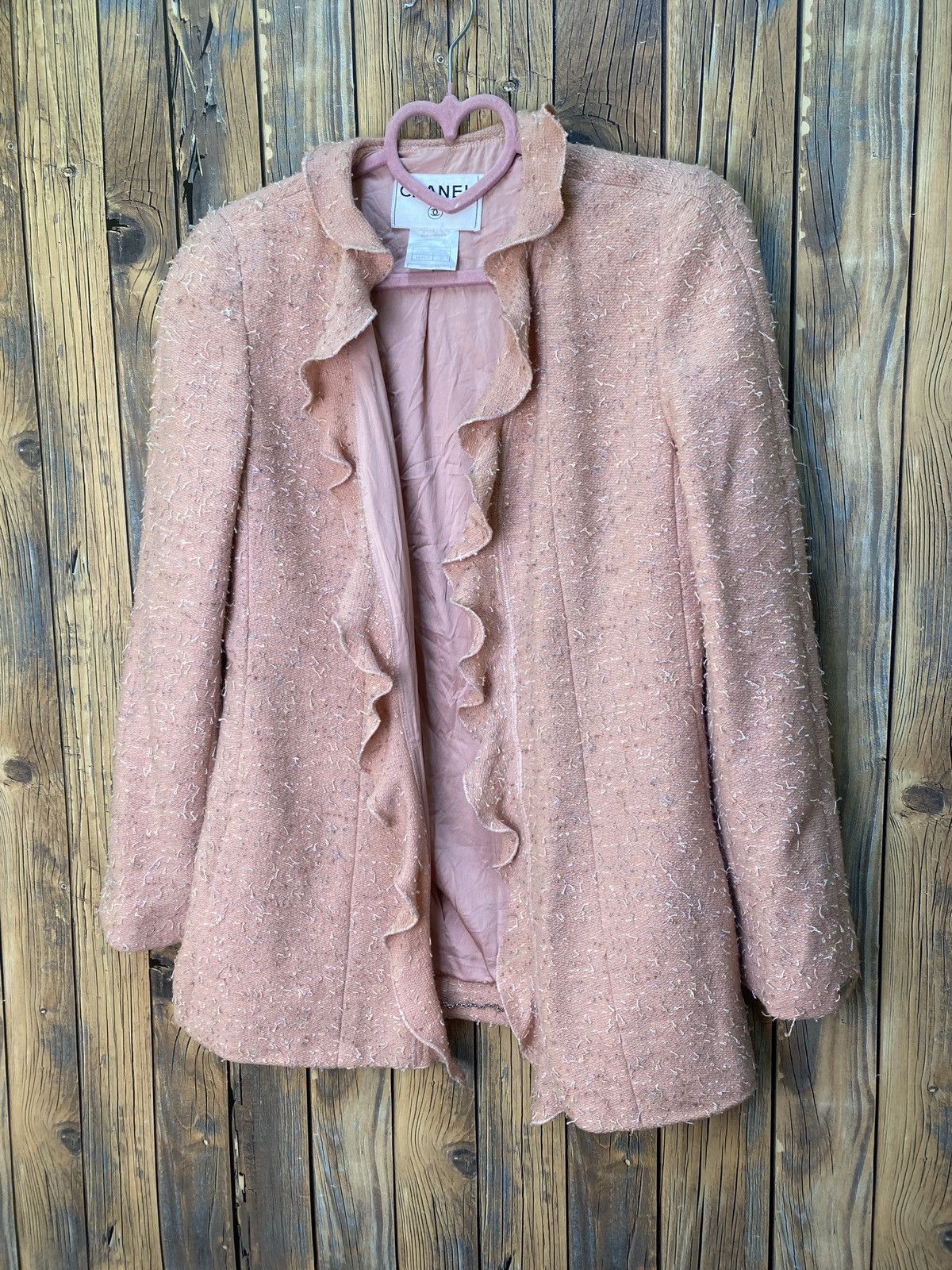 Chanel Vintage Chanel Chic 90s ruffle jacket Size XS / US 0-2 / IT 36-38 - 1 Thumbnail