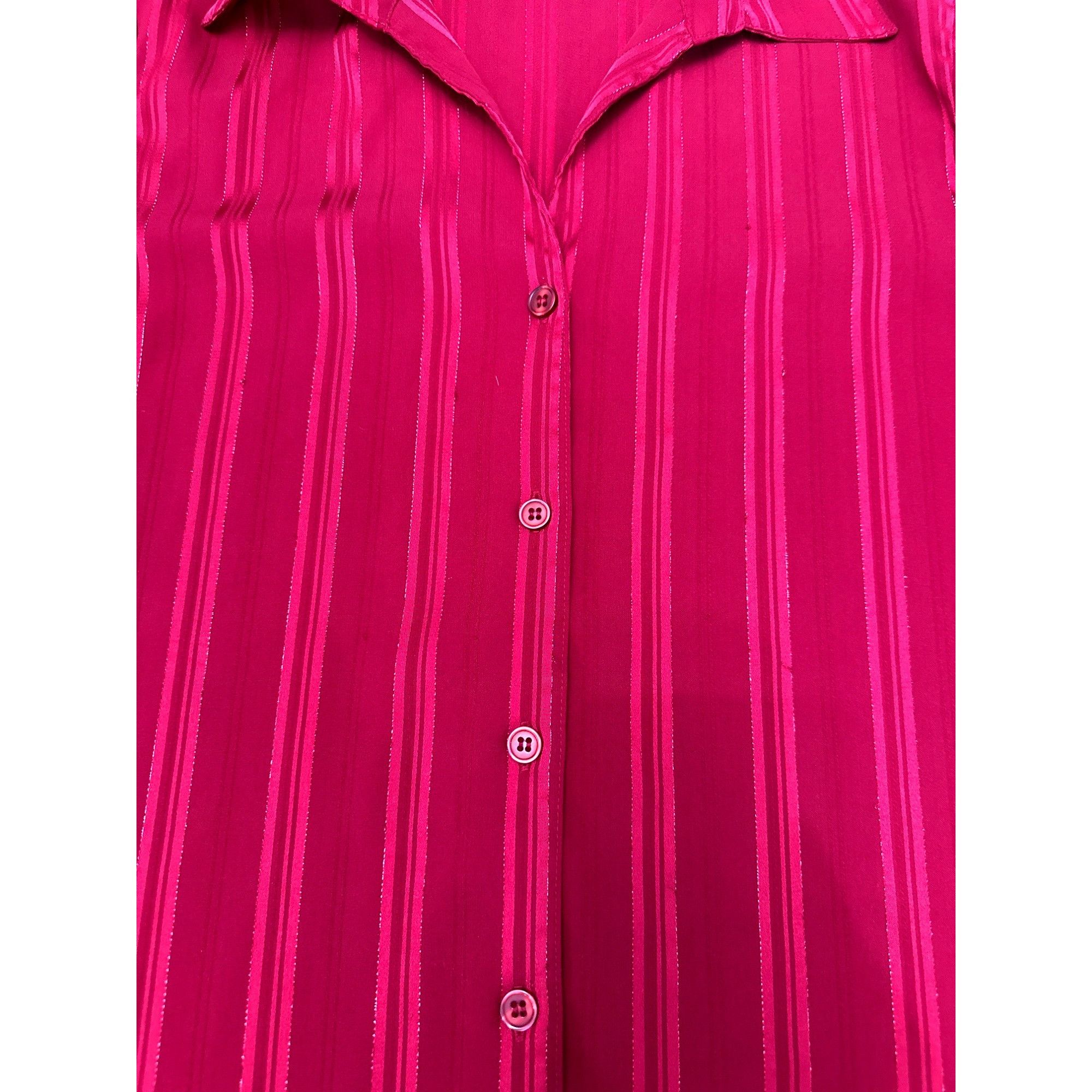Other 1830 Stretch Vintage Red Blouse Fitted Button Front Size PS Size S / US 4 / IT 40 - 9 Thumbnail