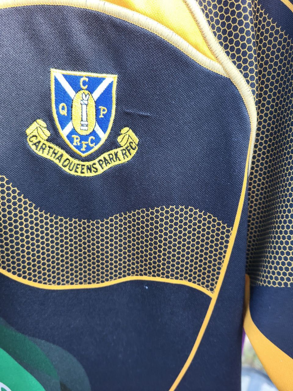 Canterbury of New Zealand Canterbury Cartha Queens Park RFC match worn jersey Size US XL / EU 56 / 4 - 3 Thumbnail