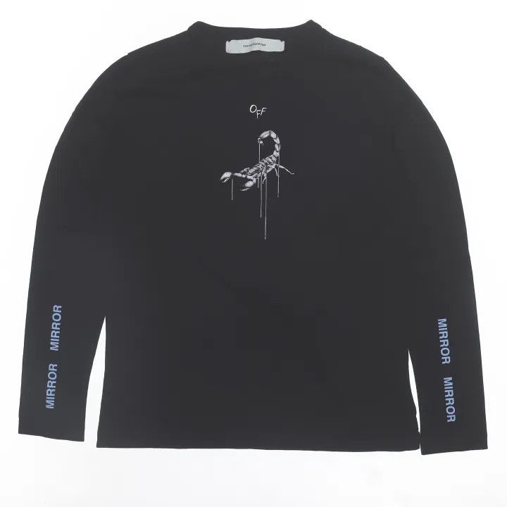 Off-White OFF-WHITE Black Graphic Scorpion Short Sleeve Top 0079 Size US M / EU 48-50 / 2 - 1 Thumbnail