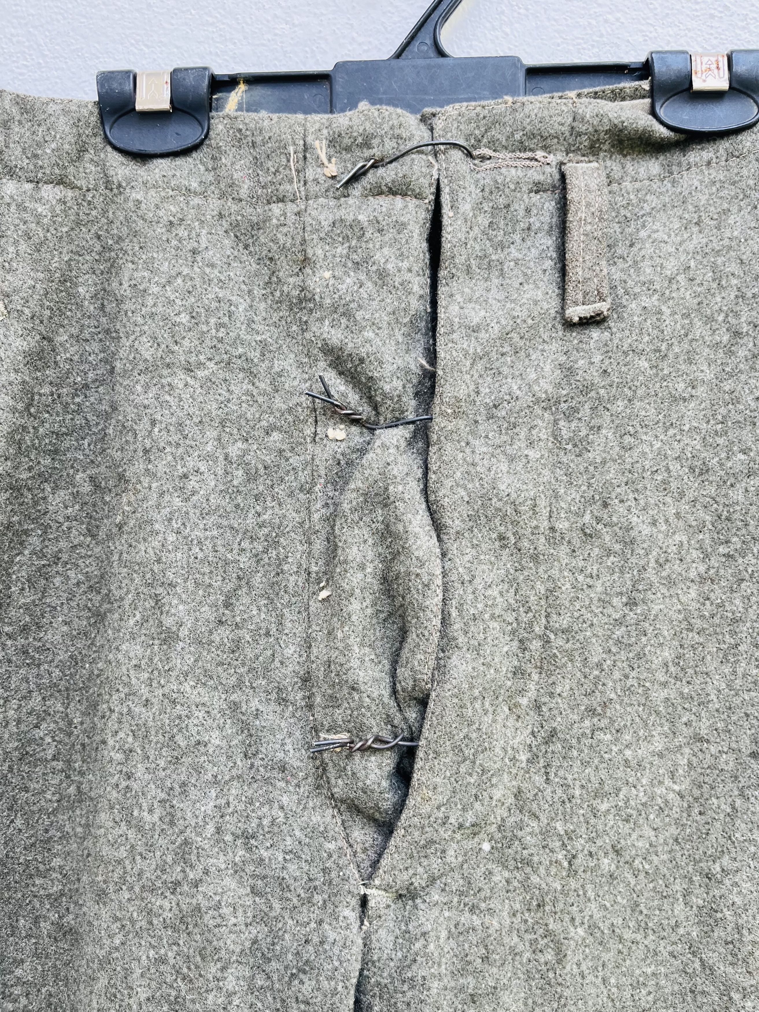 Vintage Vintage 40s World War 2 Swedish ACB Military Pant ww2 Size US 33 - 18 Thumbnail