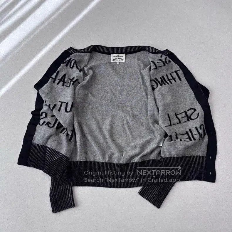 Vivienne Westwood Vivienne Westwood British frenzy graffiti knitted cardigan Size XS / US 0-2 / IT 36-38 - 5 Thumbnail