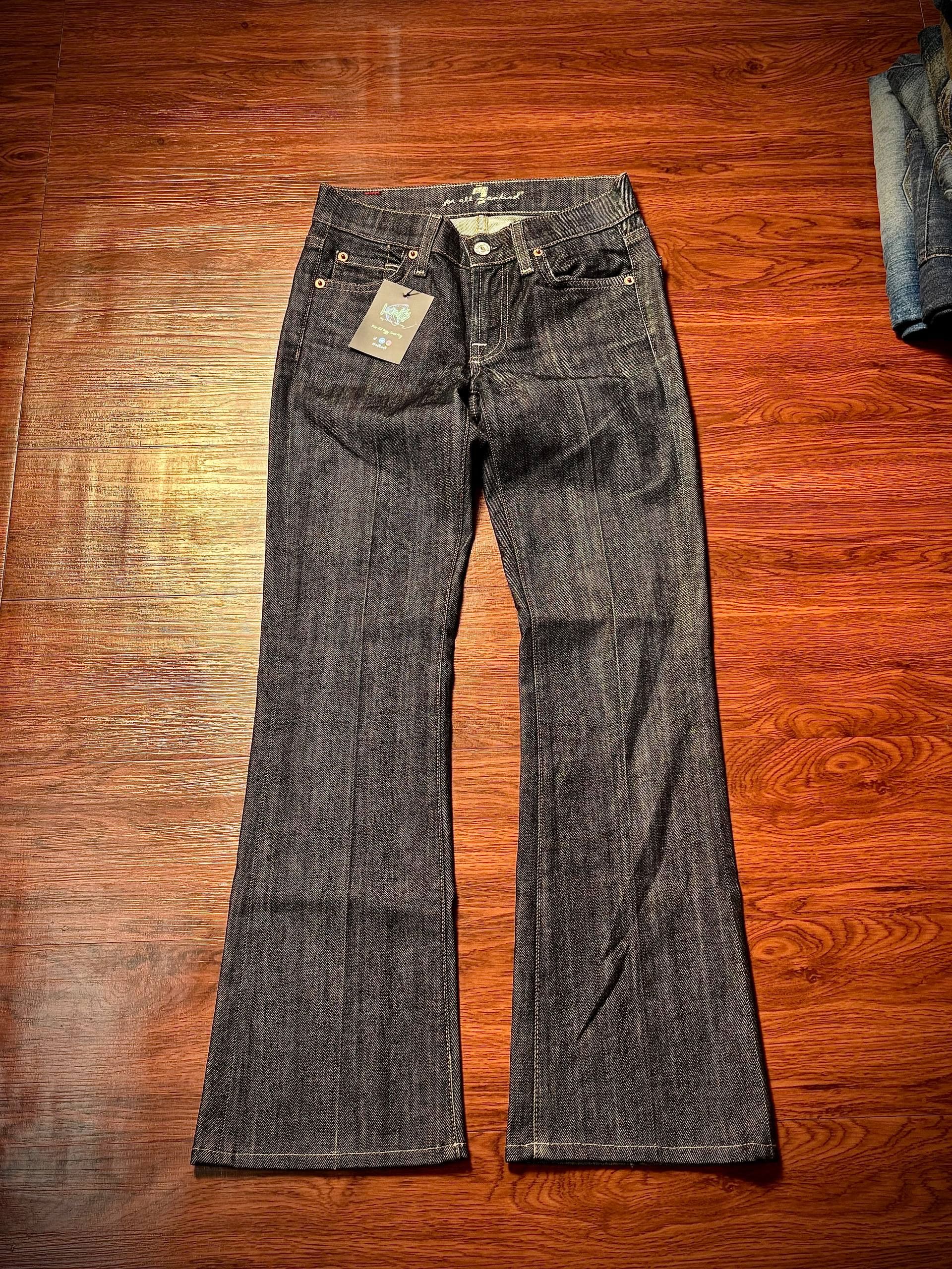 If Six Was Nine Vintage Seven Jeans Red Peppers Style Denim Pants Size 27" / US 4 / IT 40 - 1 Thumbnail