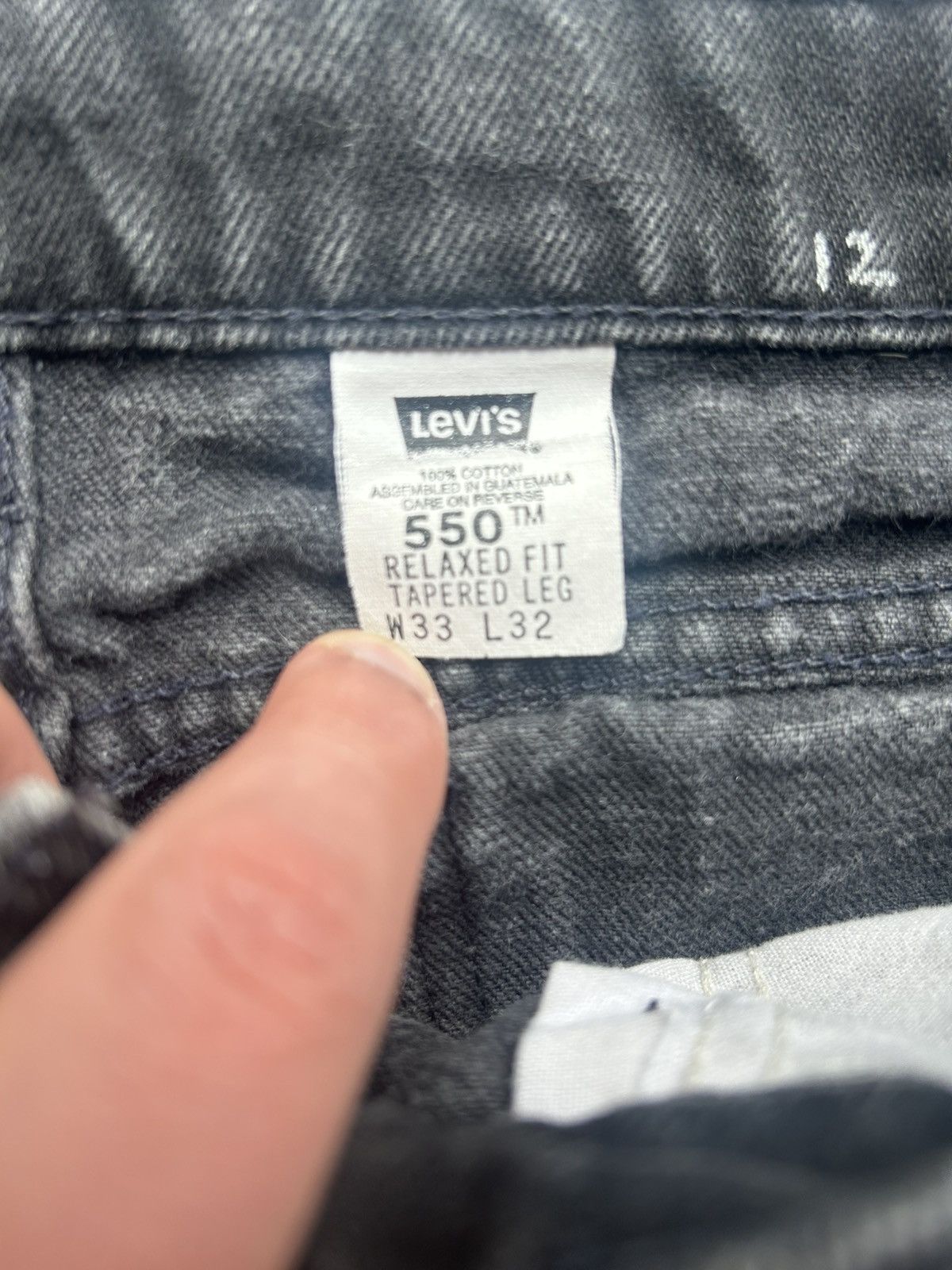 Levi's Vintage 1990’s 550 Orange Tab Levi’s Size US 33 - 7 Thumbnail