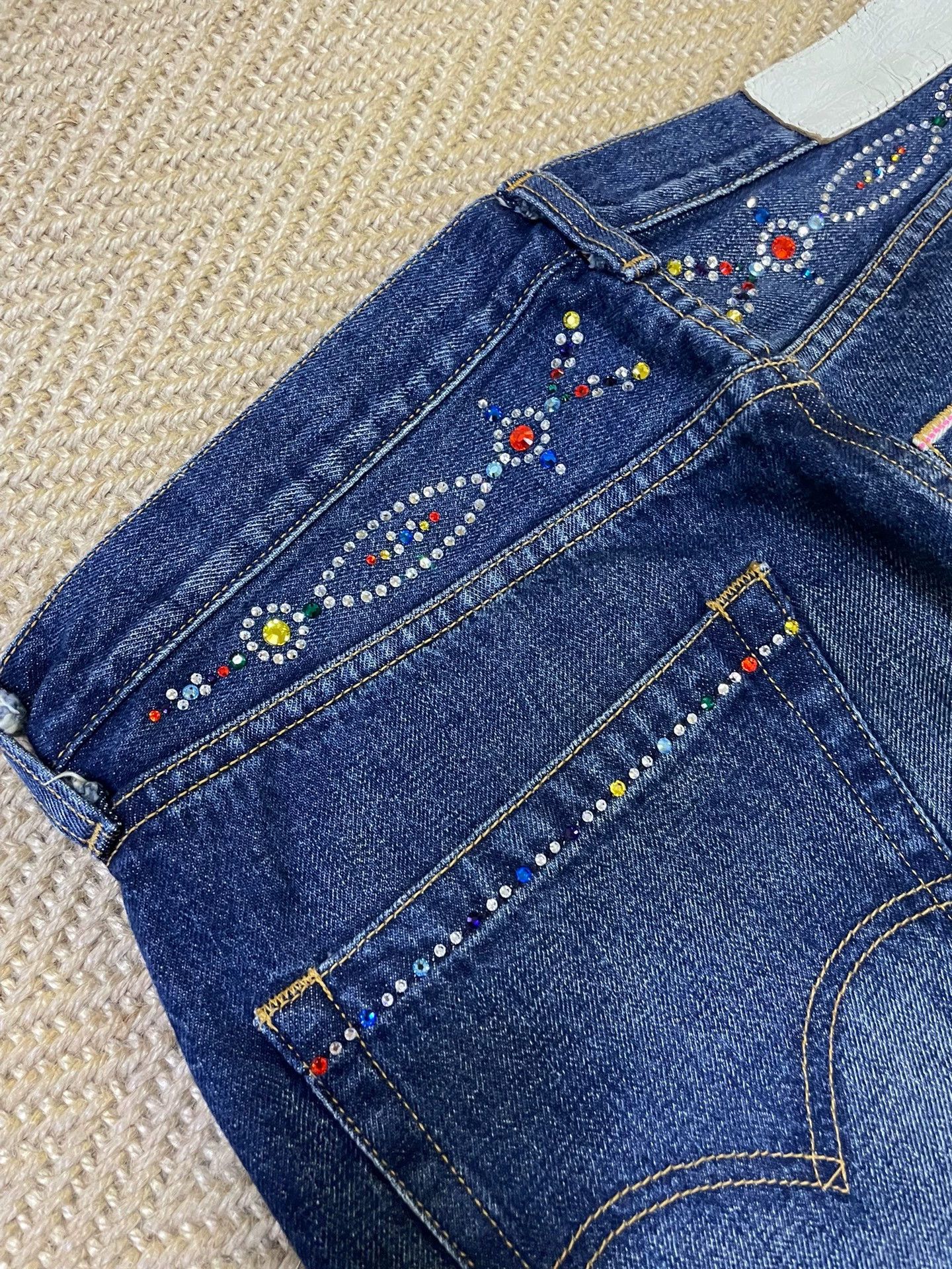Levi's Levis Fenom Disco Diamond Distress 207 Jeans W32 New Size US 32 / EU 48 - 5 Thumbnail