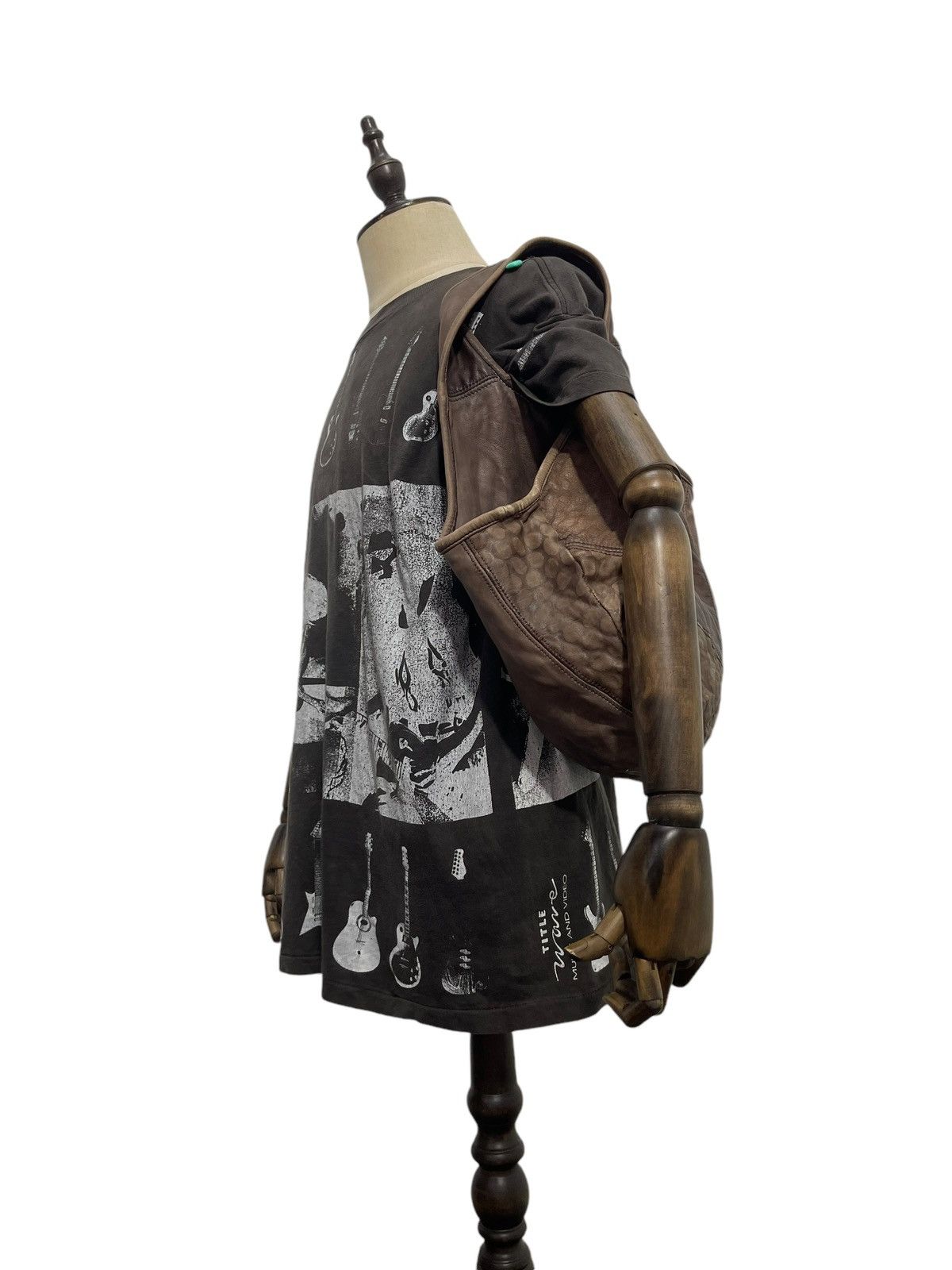 Genuine Leather Full Leather Vive La Difference Italy Tote Shoulder Bag 1🟩0 Size ONE SIZE - 2 Thumbnail