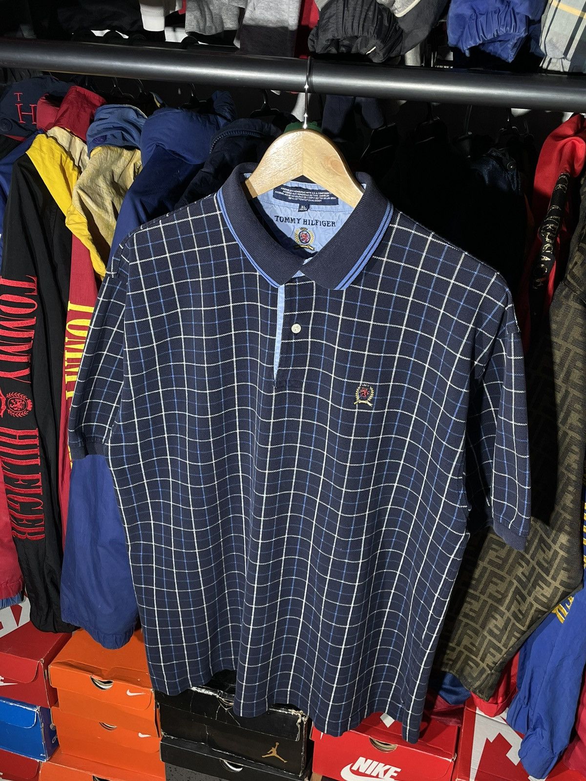 Tommy Hilfiger × Vintage Polo T-shirt Tommy Hilfiger Crest 90’s Vintage Size US XL / EU 56 / 4 - 3 Thumbnail