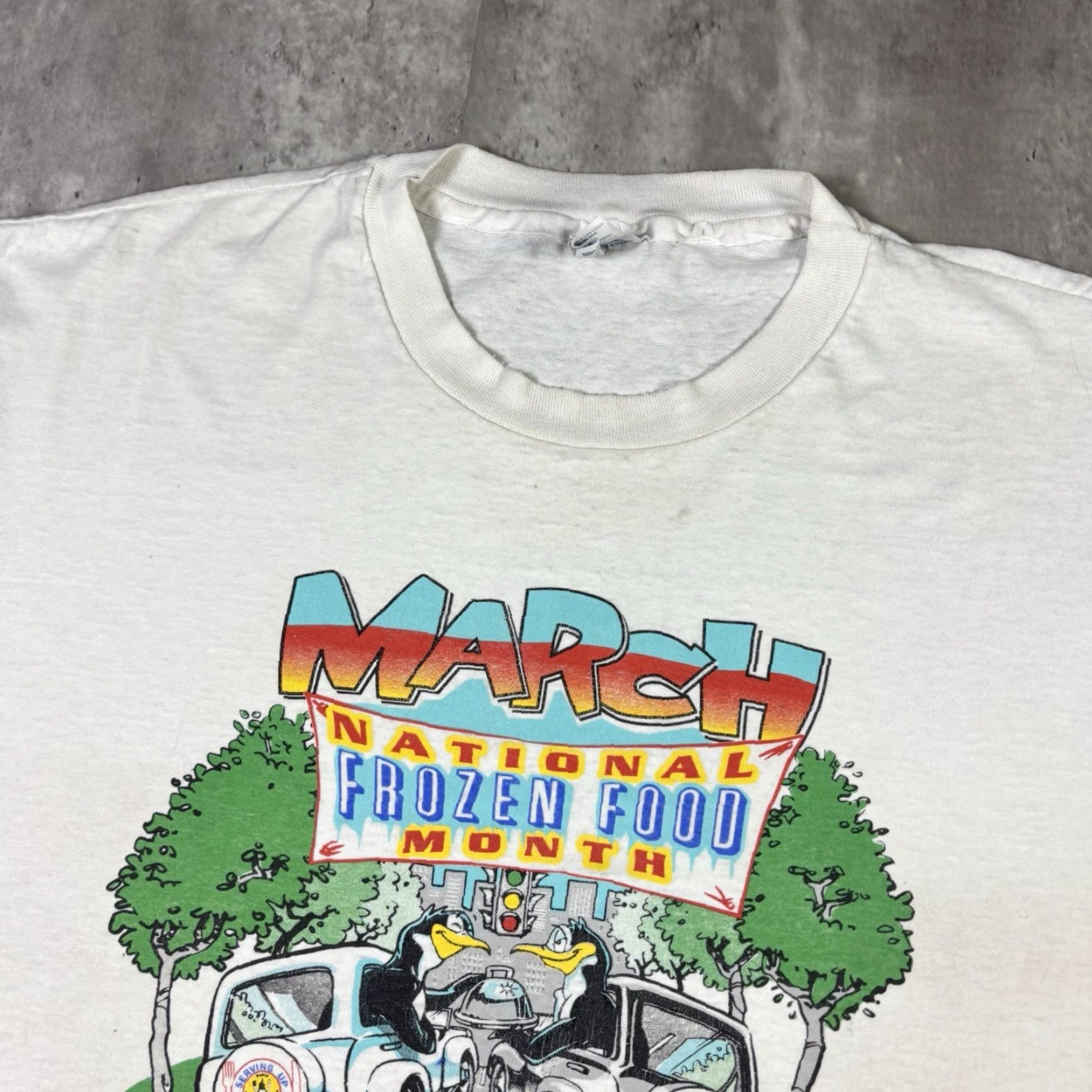 Hanes VINTAGE Hanes T-Shirt 90s Stitch White XL Mens Crew Neck Short Sleeve Size US XL / EU 56 / 4 - 7 Thumbnail