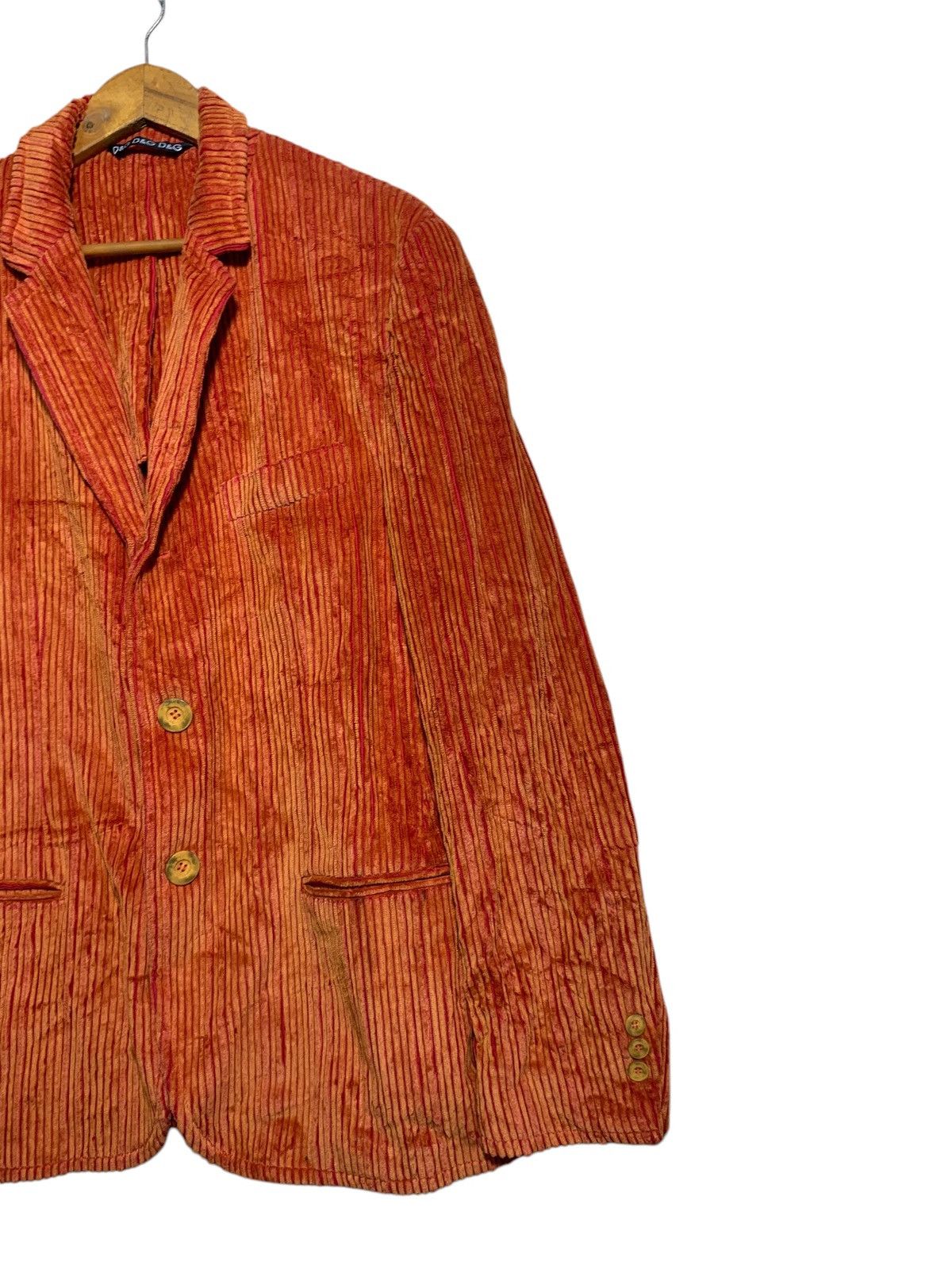 Dolce & Gabbana 🔥D&G CORDUROY ORANGE JACKETS ITALY Size US M / EU 48-50 / 2 - 6 Thumbnail