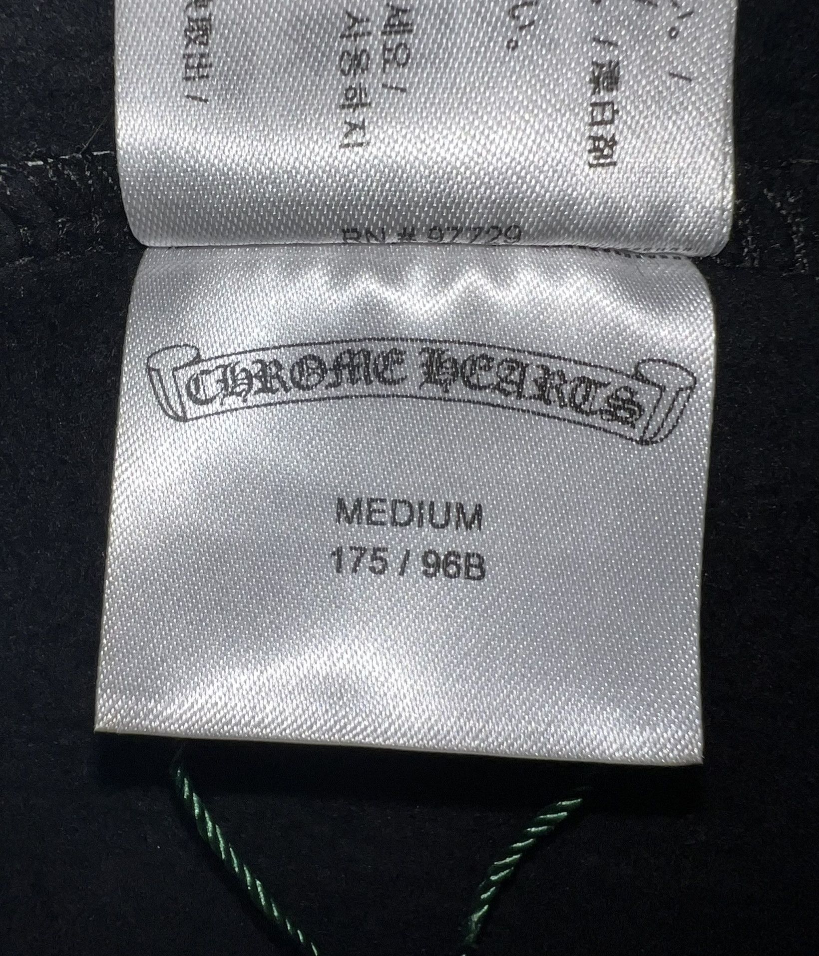 Chrome Hearts Chrome Hearts Stencil Hoodie (Black) Size US M / EU 48-50 / 2 - 4 Thumbnail