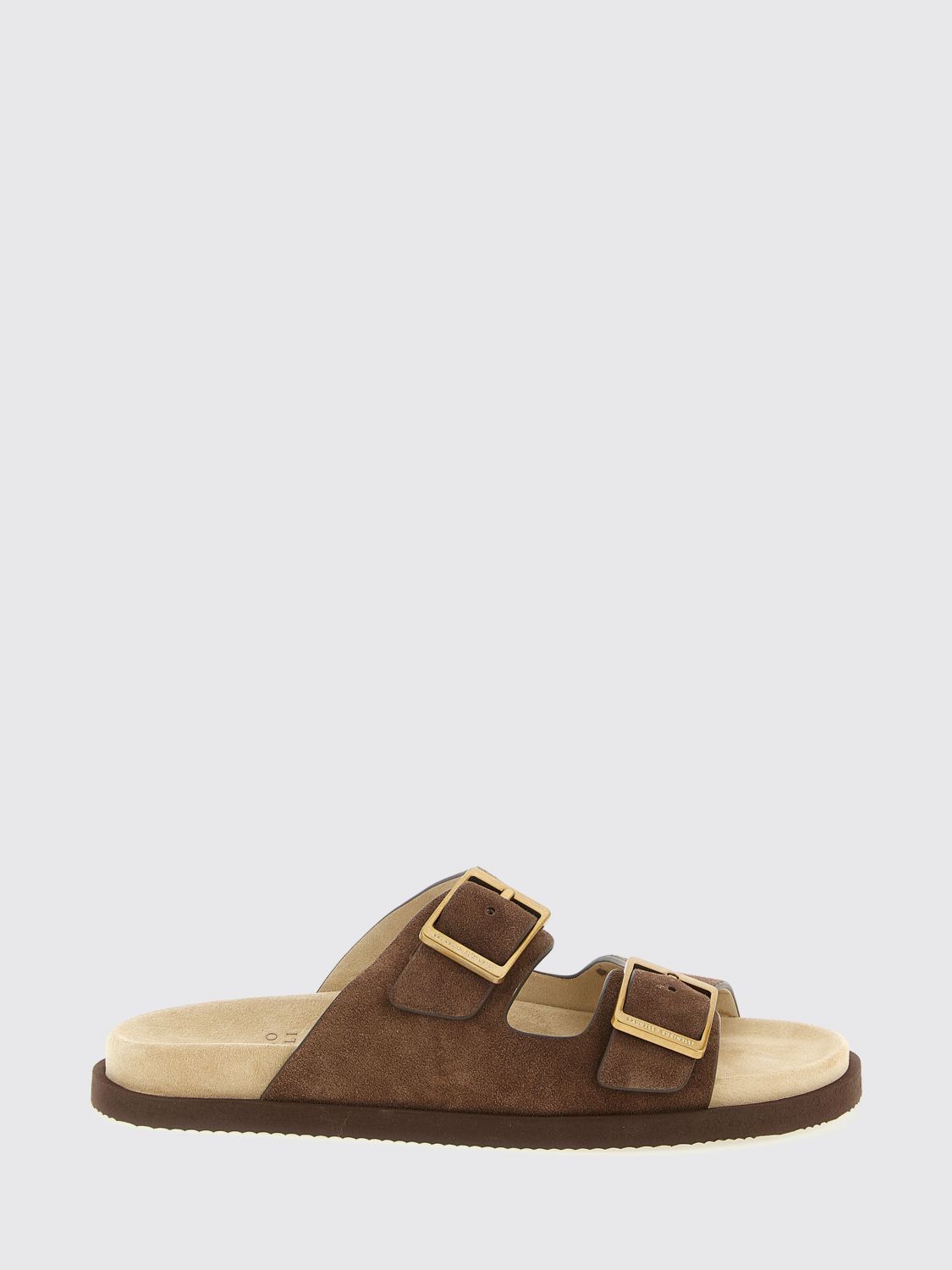 Brunello Cucinelli Brunello Cucinelli Sandals Men Dove Grey Size US 8 / EU 41 - 1 Thumbnail