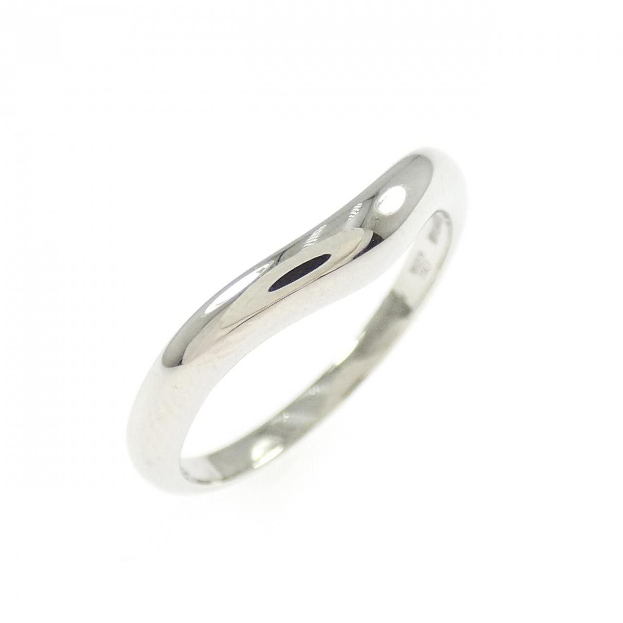Bvlgari Bvlgari Bvlgari Wedding Platinum950 Ring Size 4 Precious Metal Ring DUTY FREE for USA Size ONE SIZE - 1 Thumbnail