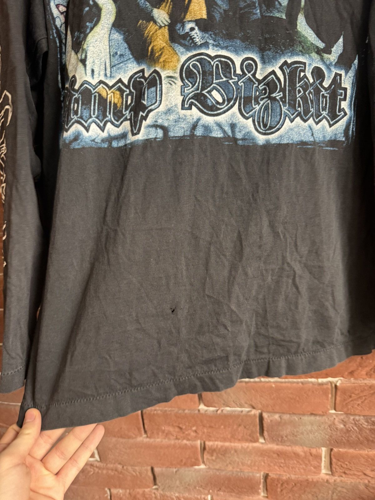 Band Tees Limp Bizkit Vintage Band Tee l Washed Black Rap Rock Size US L / EU 52-54 / 3 - 4 Thumbnail
