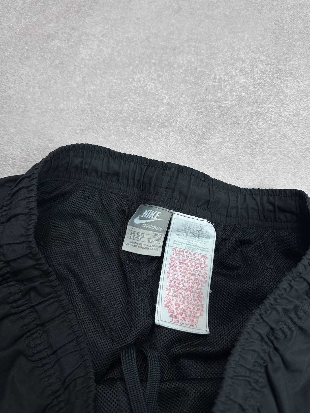 Other Vintage Nike Swoosh Nylon Skepta Y2K TN Pants M Size US 32 / EU 48 - 4 Thumbnail