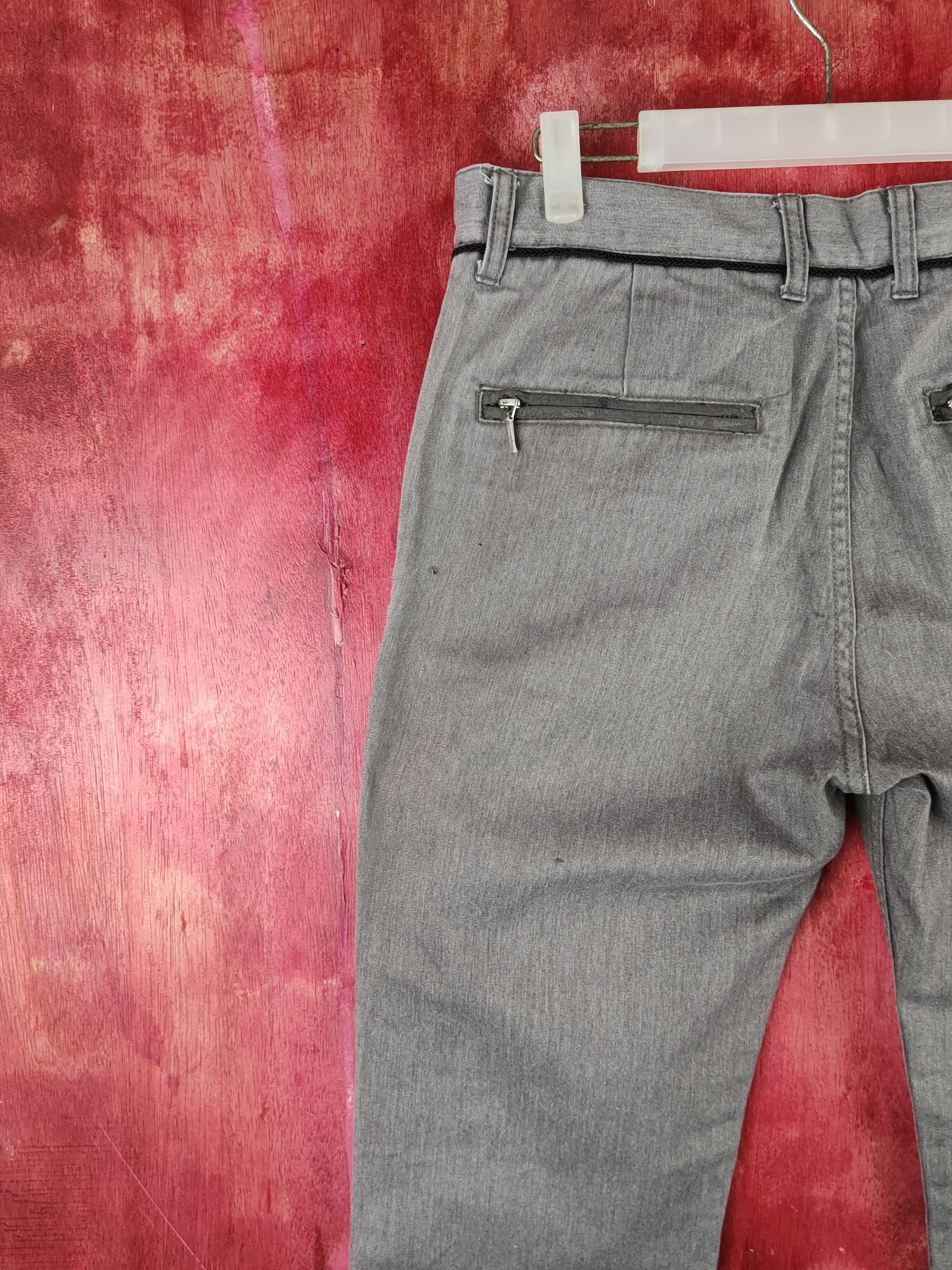 Japanese Brand × Vintage Walter & Barnes-Confirm Gray faded Casual Pants #S1462 Size 31" - 8 Thumbnail