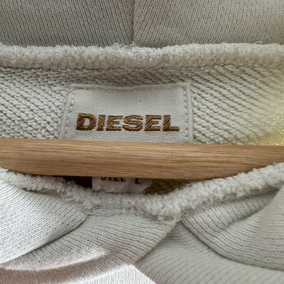 Diesel × Japanese Brand × Vintage Diesel Big Logo Hoodie Rare Japan style Rare Size US L / EU 52-54 / 3 - 4 Thumbnail