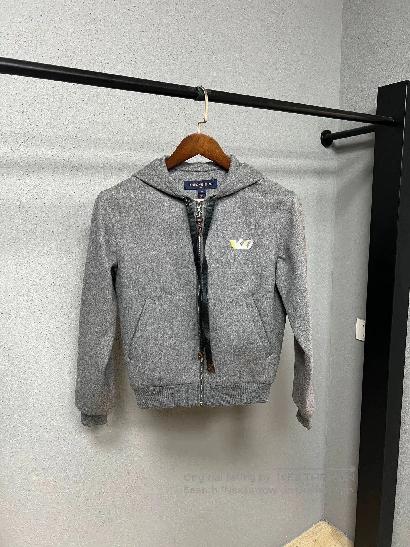 Louis Vuitton Louis Vuitton Rabbit Fur Zip Hoodie. Size XXS / US 00 / IT 34 - 1 Thumbnail