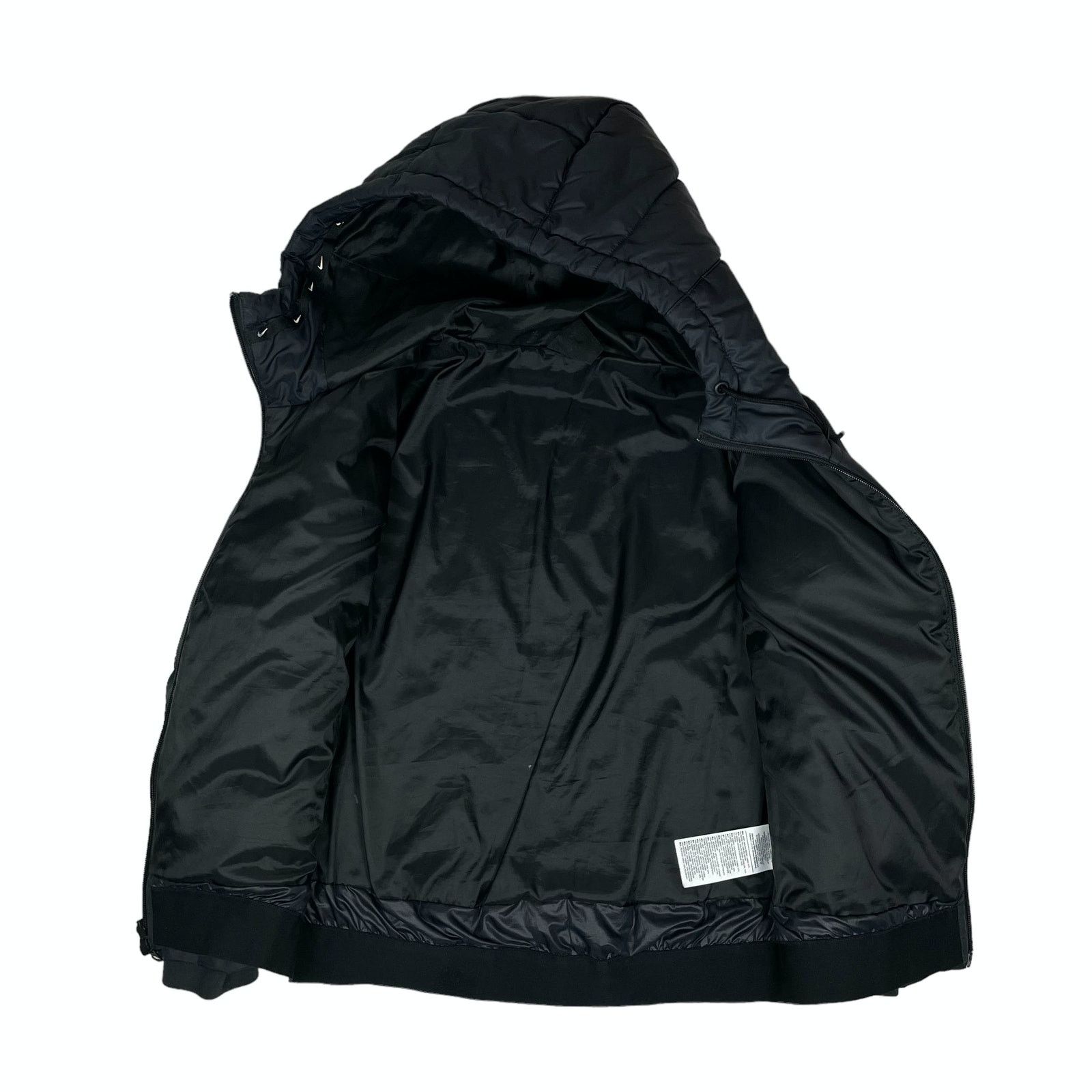 Nike Nike Sportswear Women Black Hooded Full Zip Puffer Jacket XS Size XS / US 0-2 / IT 36-38 - 9 Thumbnail