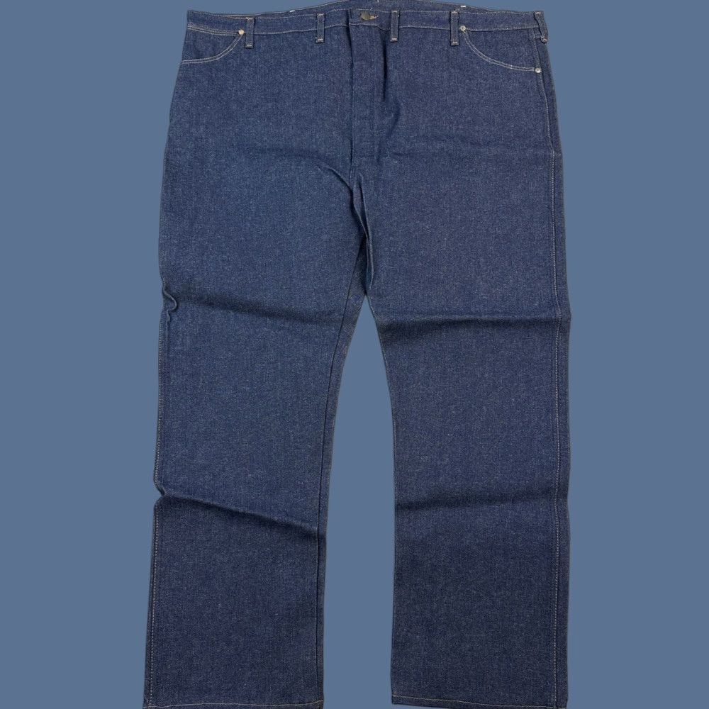Wrangler VINTAGE Wrangler Jeans Mens 52x32 Dark Wash Cowboy Cut Deadstock 13MWZ USA Made Denim Jeans 5-Pocket Mens Cowboy USA Size US 36 / EU 52 - 1 Thumbnail