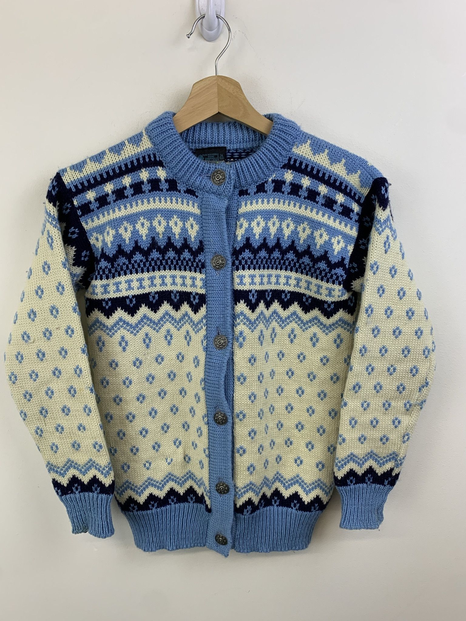 Other Vintage Dale of Norway Sky Patterned Knit Cardigan Size XS Size US XS / EU 42 / 0 - 1 Thumbnail