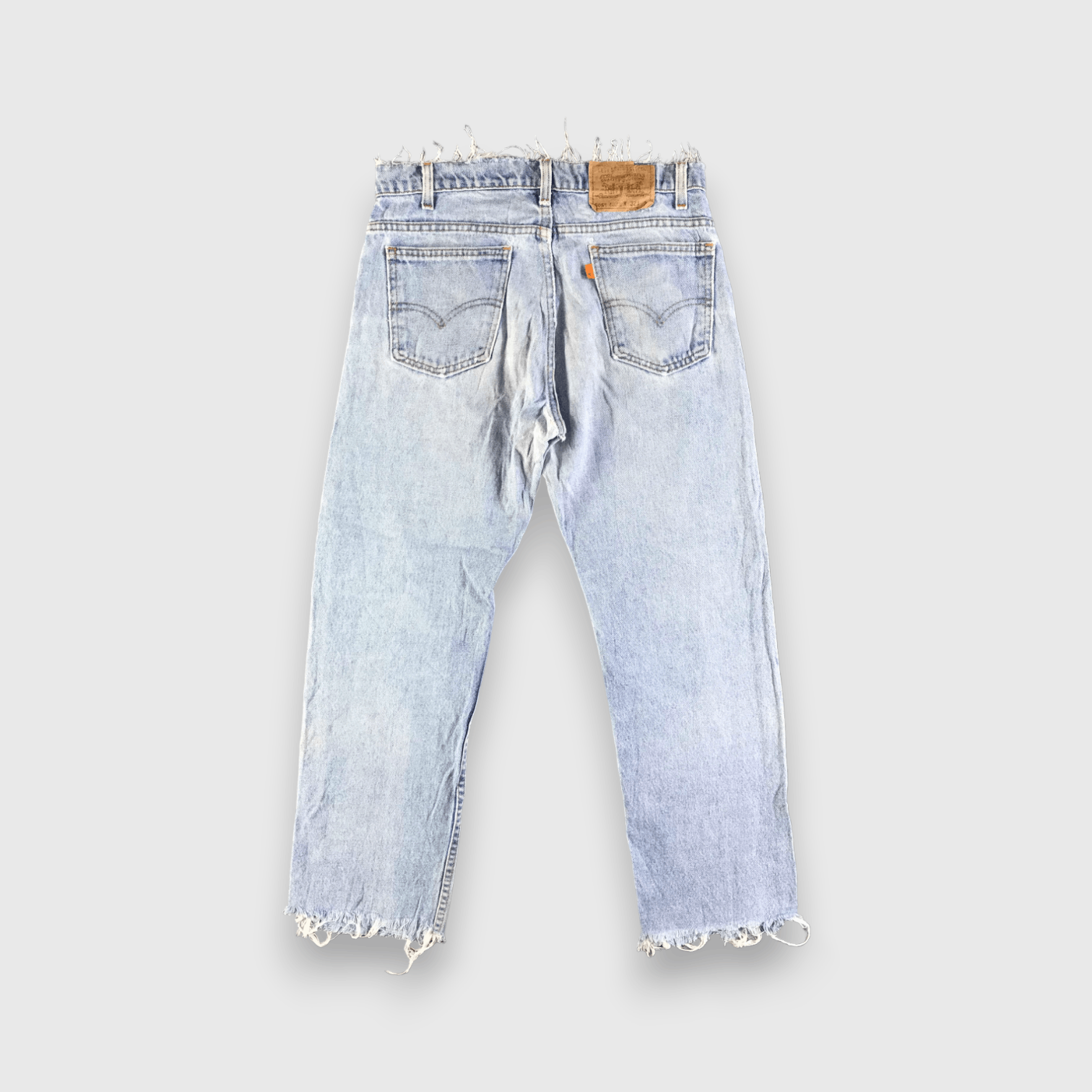 Levi's Vintage Light Wash Levis 505 Orange Tab Jeans-J4530 Size US 32 / EU 48 - 2 Thumbnail