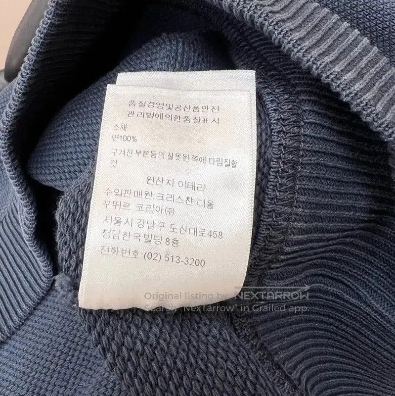 Dior Dior Blue Cotton Women's Sweatshirt . Size M / US 6-8 / IT 42-44 - 8 Thumbnail