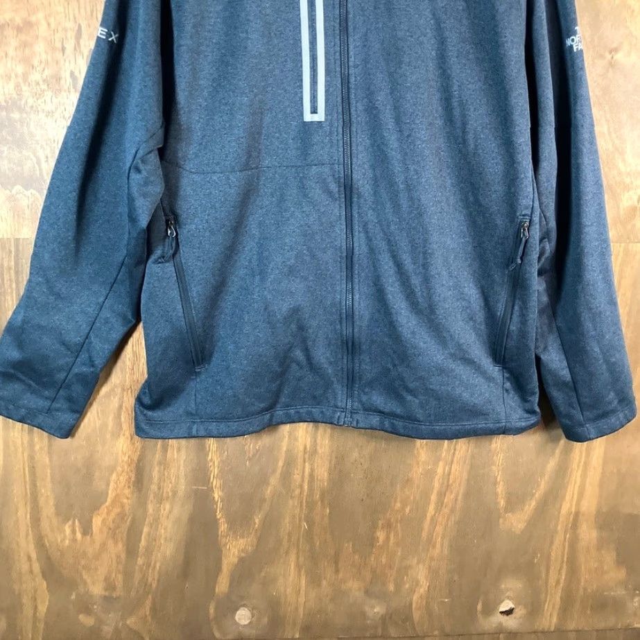 The North Face The North Face Mens Jacket Blue Canyon Flats Apex Full Zip Mock Neck XLarge Jacket Mens Regular Size XL Blue Athleisure Casual Activewear Walking Size US XL / EU 56 / 4 - 3 Thumbnail