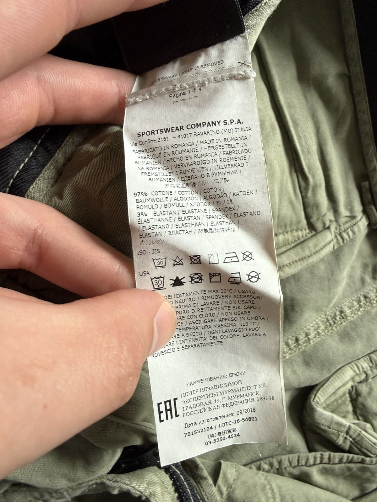 Stone Island Stone Island Cargo Pants / Utility Trousers Size US 30 / EU 46 - 7 Thumbnail