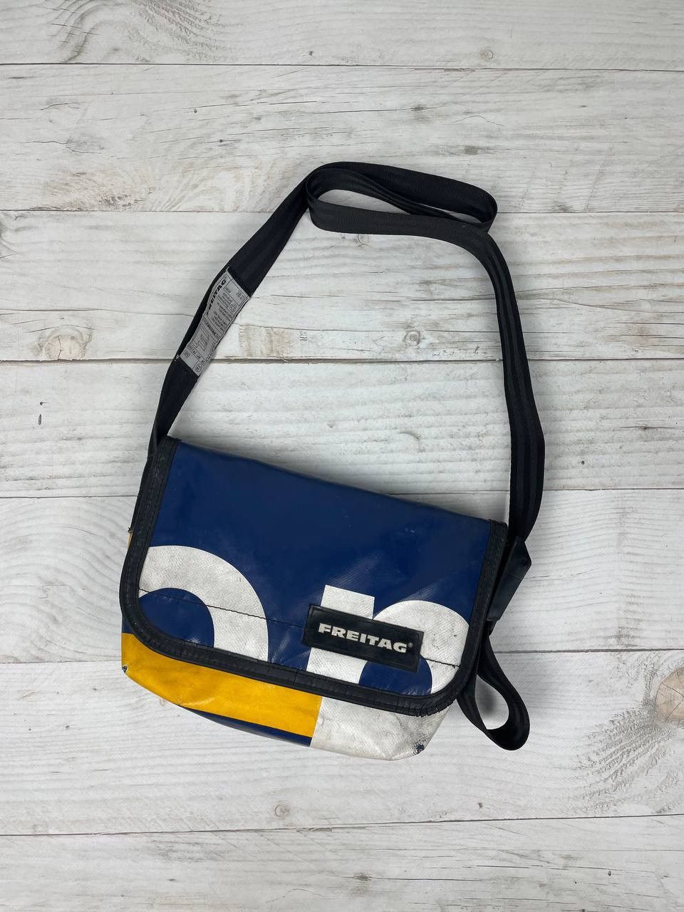 Freitag Crossbody Messenger Bag Shoulders Y2K Eco in Blue, Men's