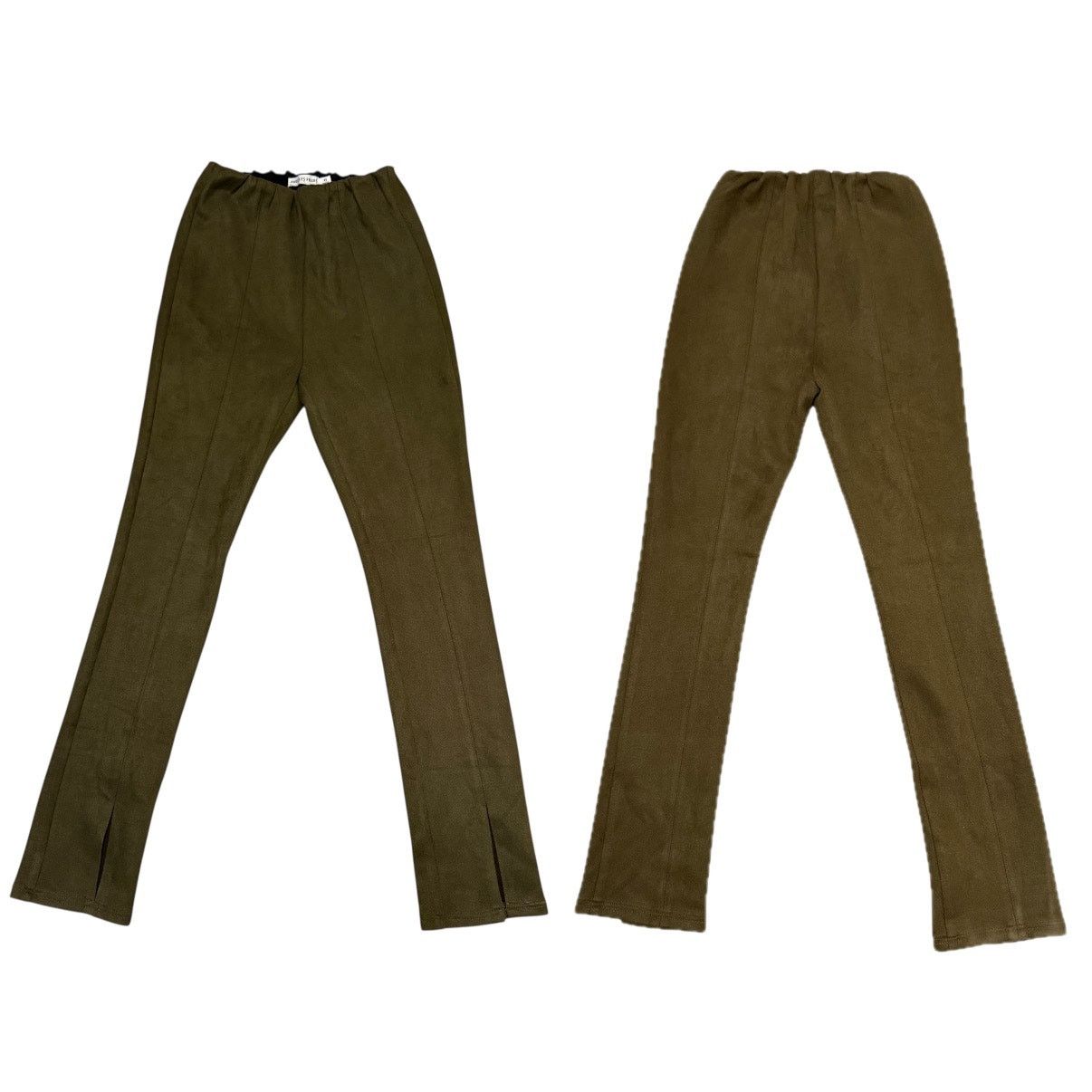 AVEC LES FILLES × Anthropologie Avec Les Filles Slit Front Leggings Ankle Pants Green XS Size 22" - 1 Thumbnail